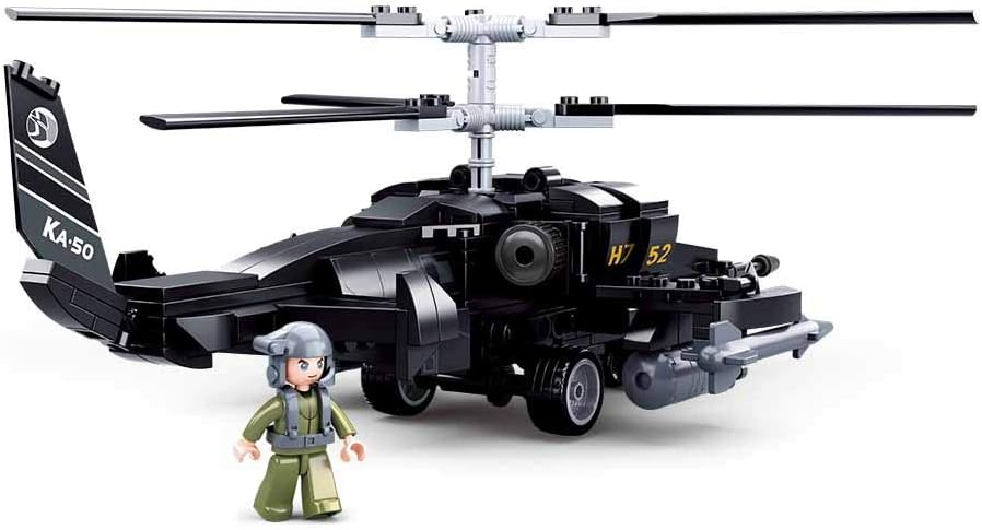 Sluban Bau- & Konstruktionsspielzeug Sluban M38-B0752 - Model Bricks - Kampfhubschrauber