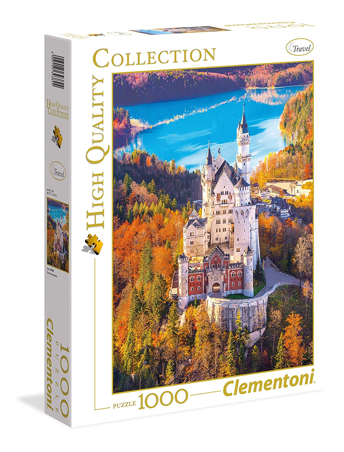 Clementoni Puzzles High Quality Collection - 1000 Teile Puzzle - Neuschwanstein