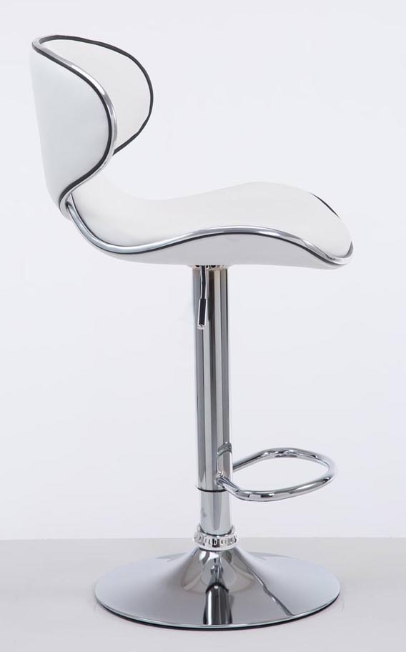 2er Set Barhocker Las Vegas V2 Kunstleder chrom