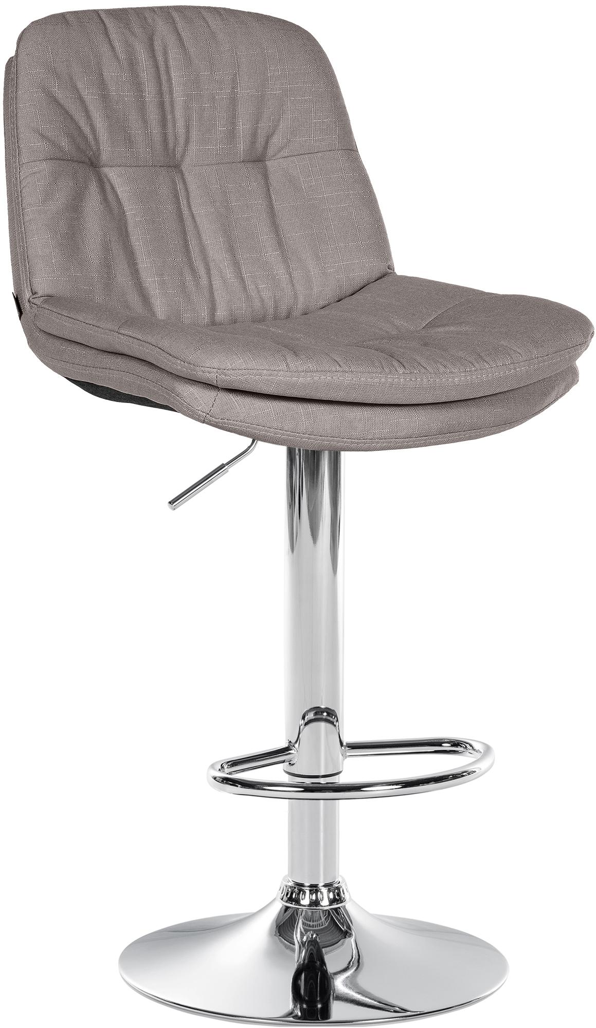 Barhocker Laurel Stoff chrom