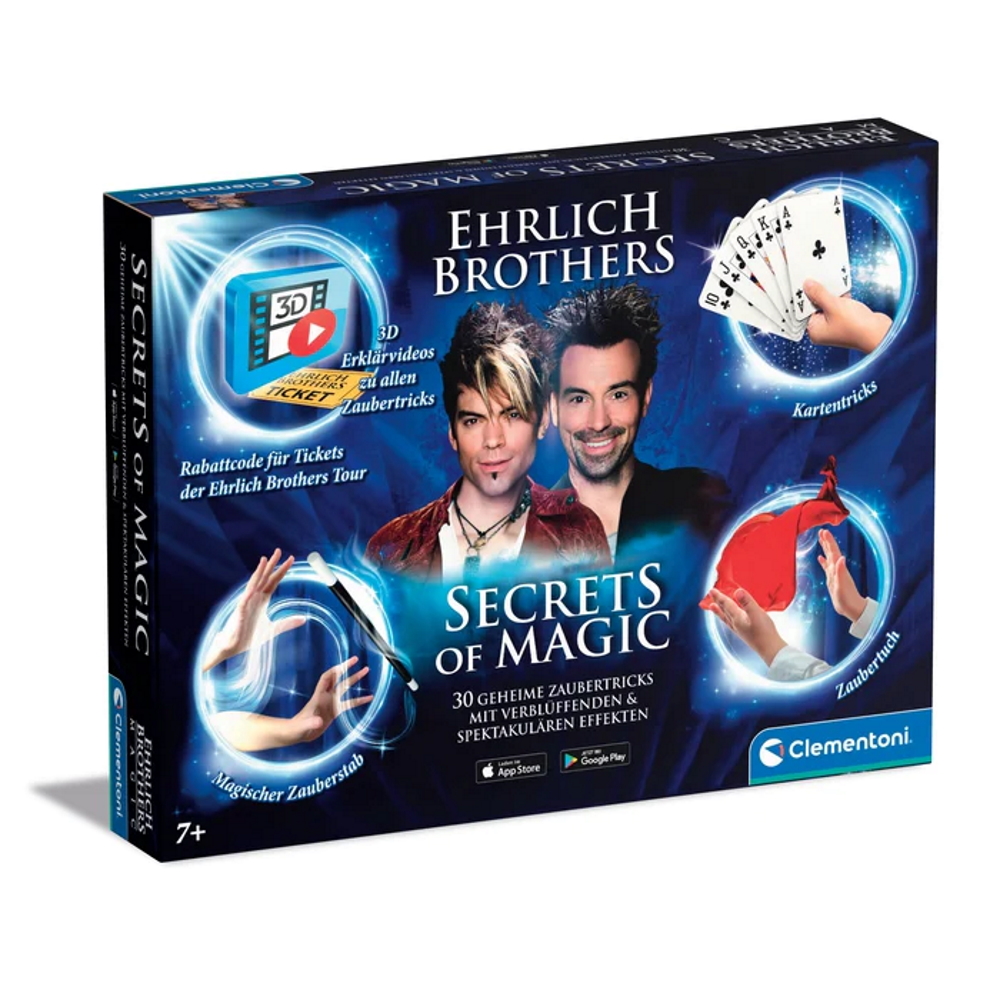 Clementoni Büro- und Schulbedarf Clementoni 59312 - Secrets of Magic - Zauberkasten Ehrlich Brothers