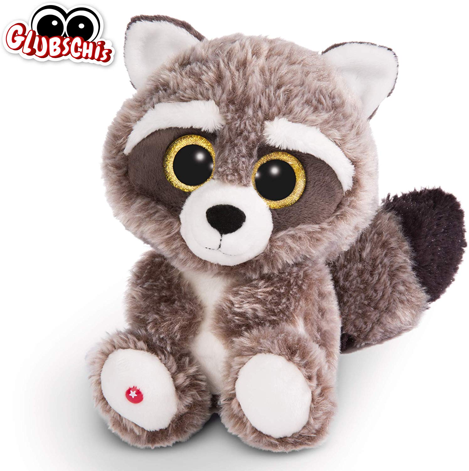 Nici Plüschfiguren Nici - Glubschis - Waschbär Clooney 25cm Plüschtier