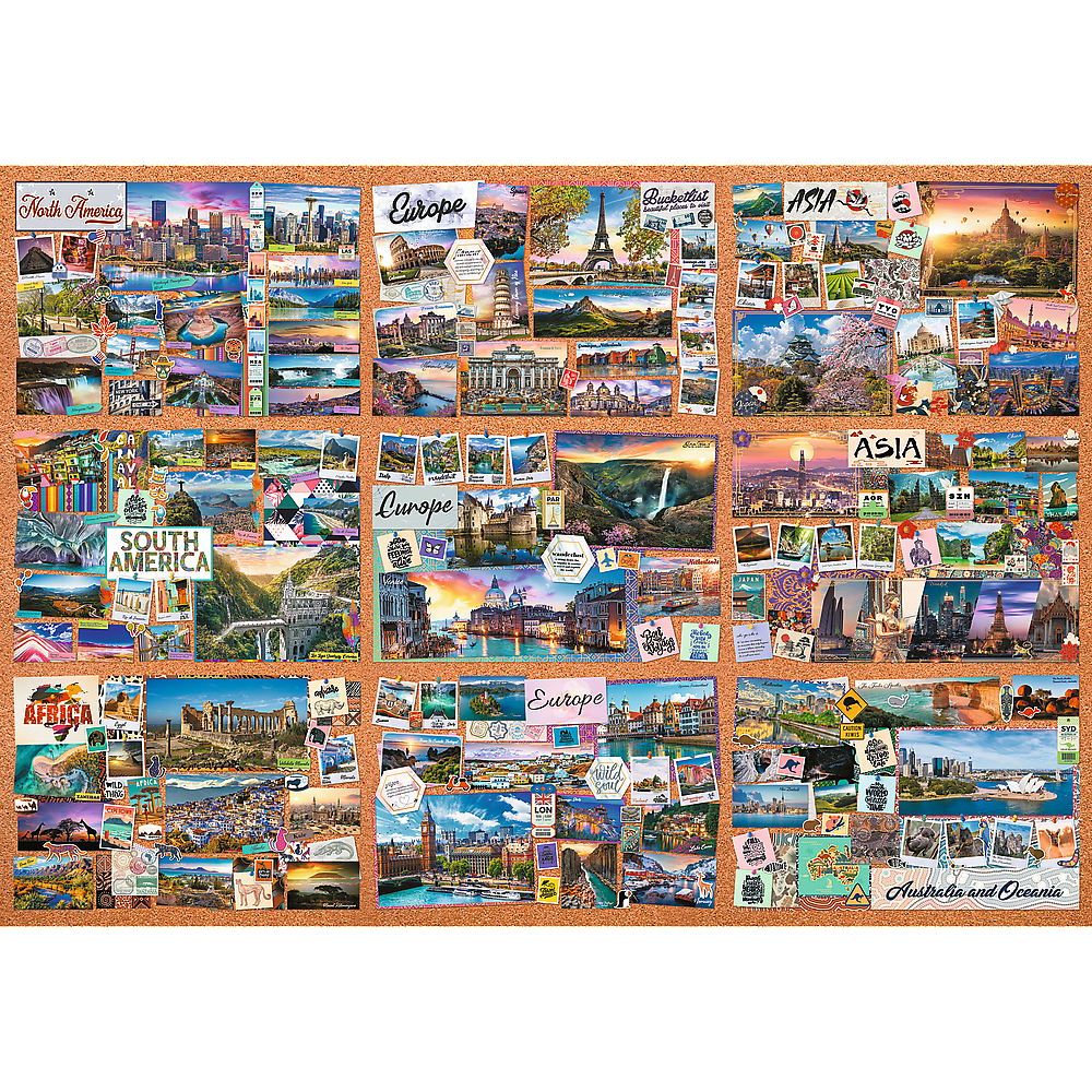 Trefl Puzzles Reise von tausend Meilen - UFT Puzzle 13500 Teile