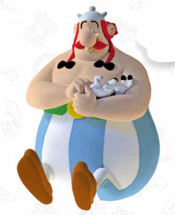 Plastoy Asterix & Obelix Chibi Obelix und Idefix - Spardose