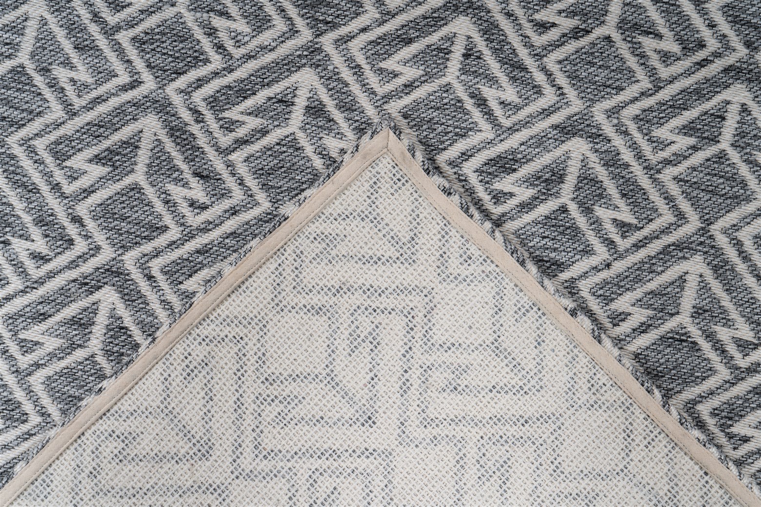 Teppich Yoga 125 Grau / Creme 120cm x 170cm