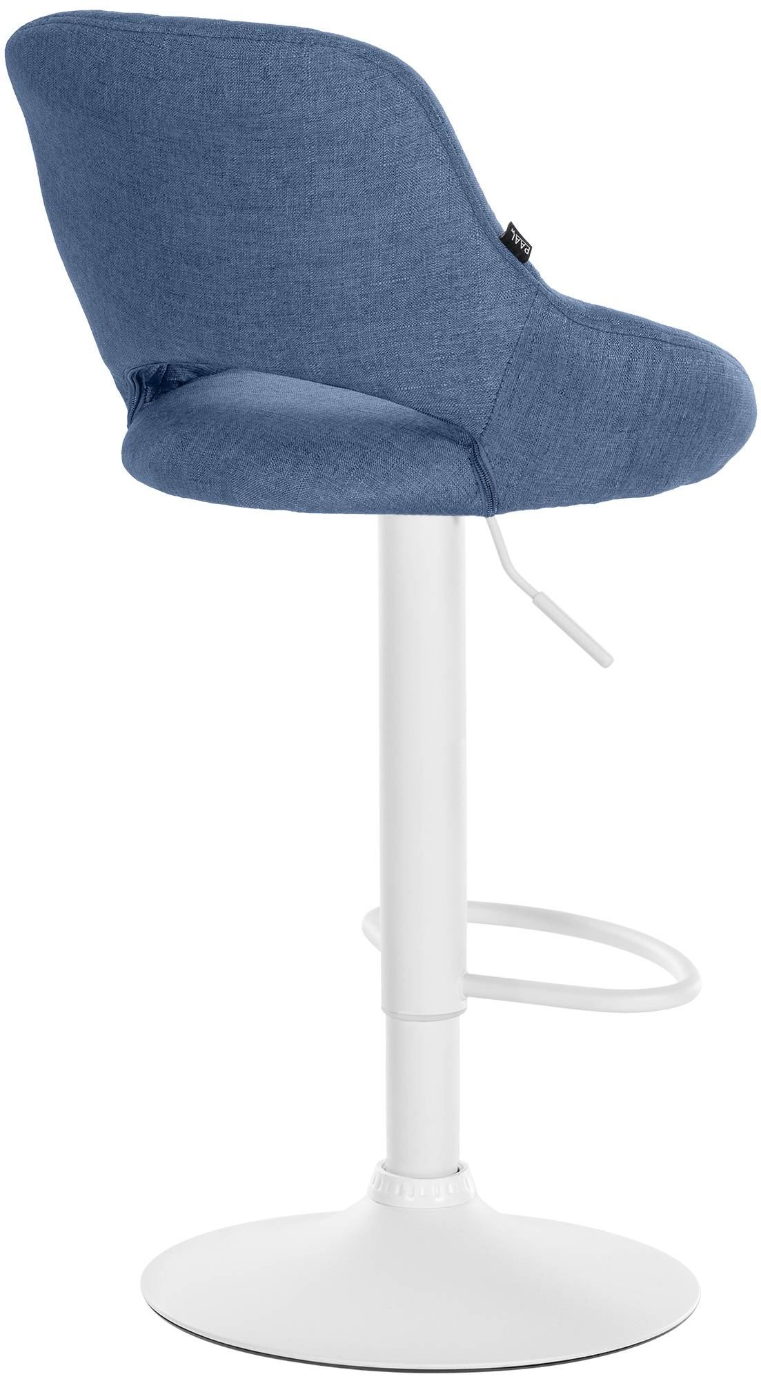 Barhocker Milet Stoff weiß