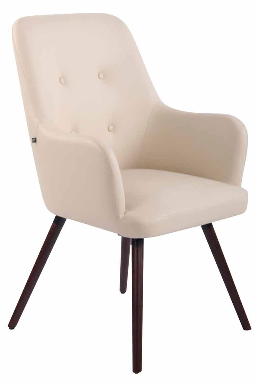 Lounger Aarhus Kunstleder walnuss
