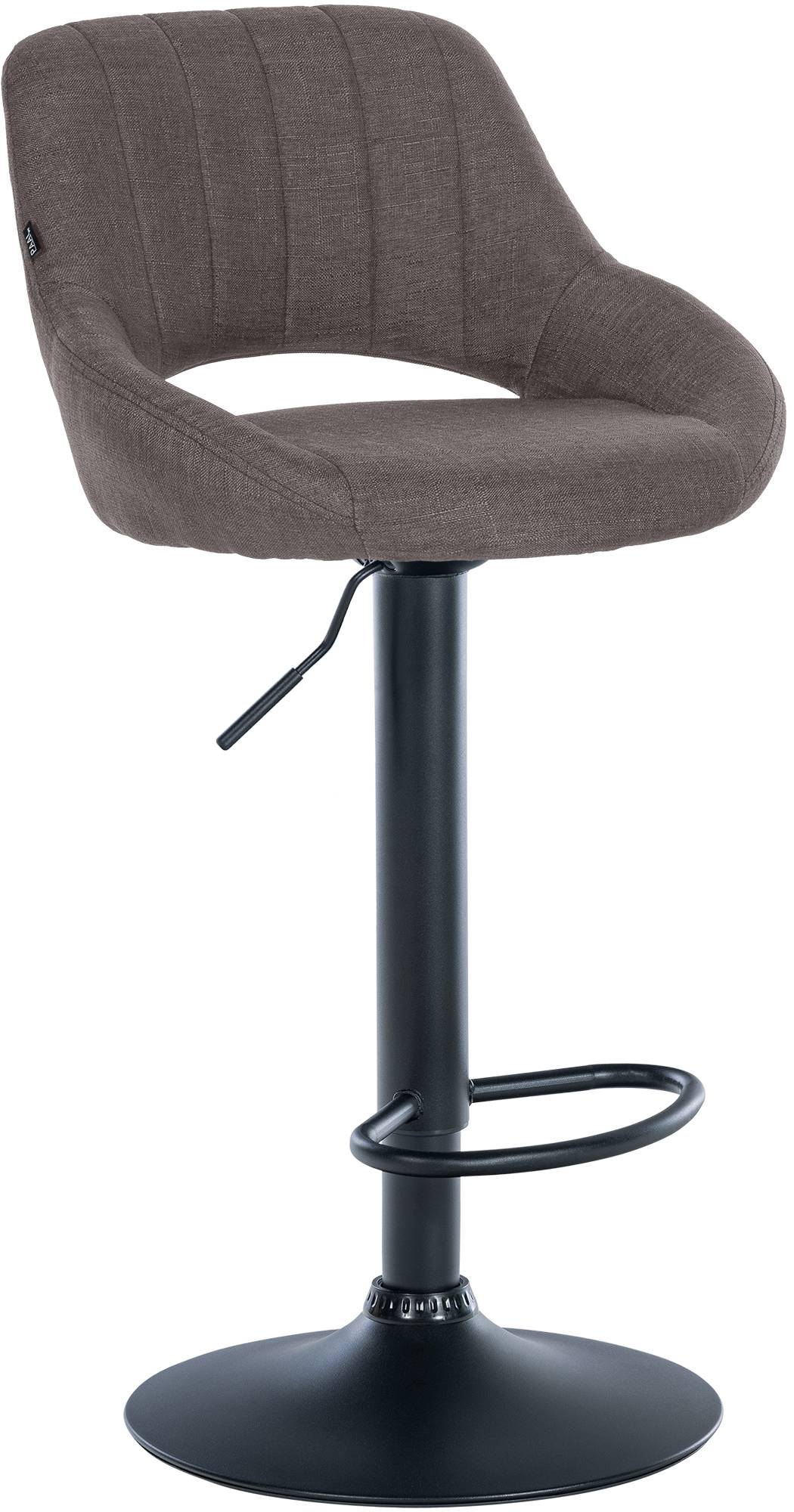 Barhocker Milet Stoff schwarz