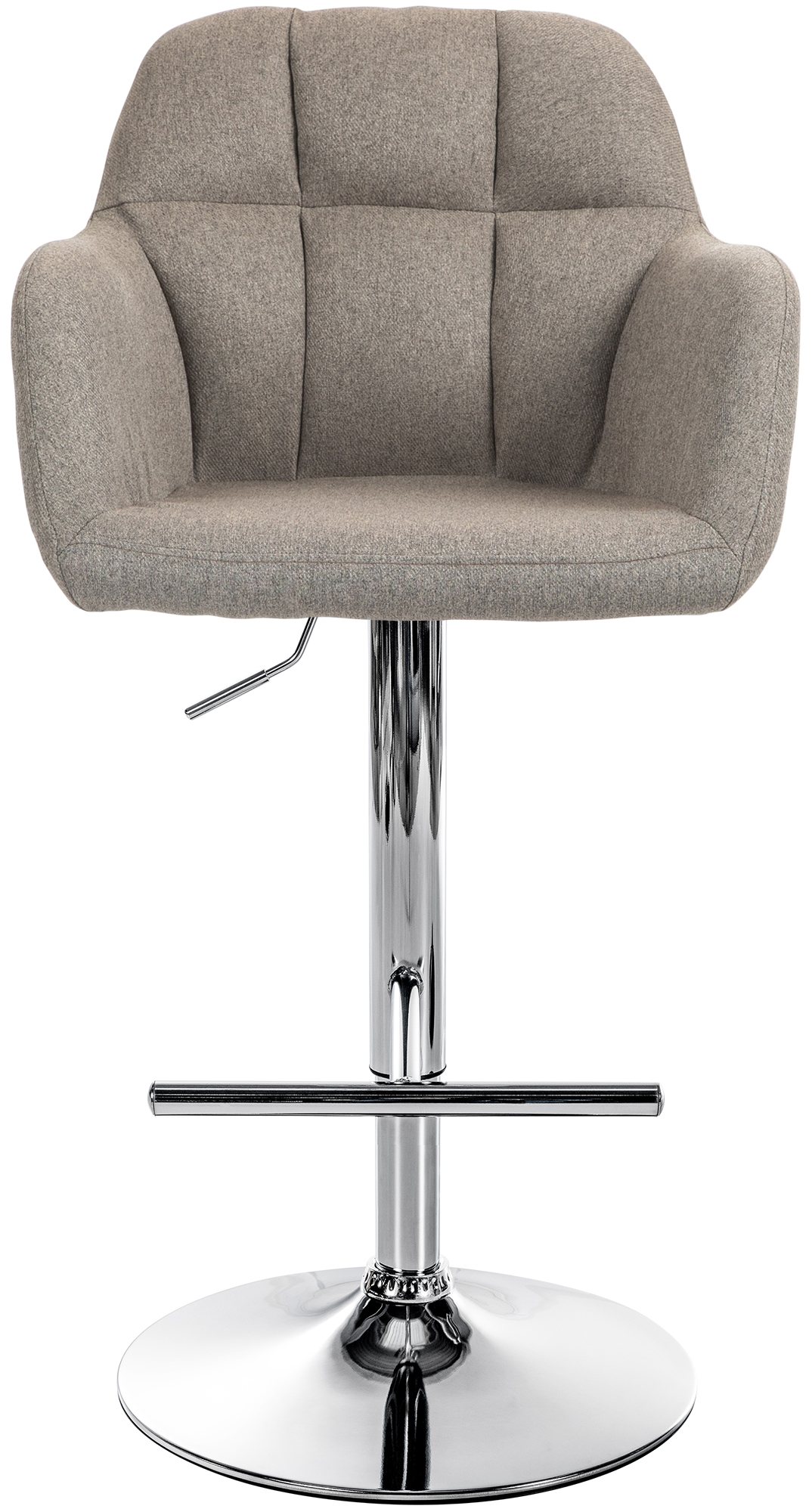 Barhocker Natoma Stoff chrom