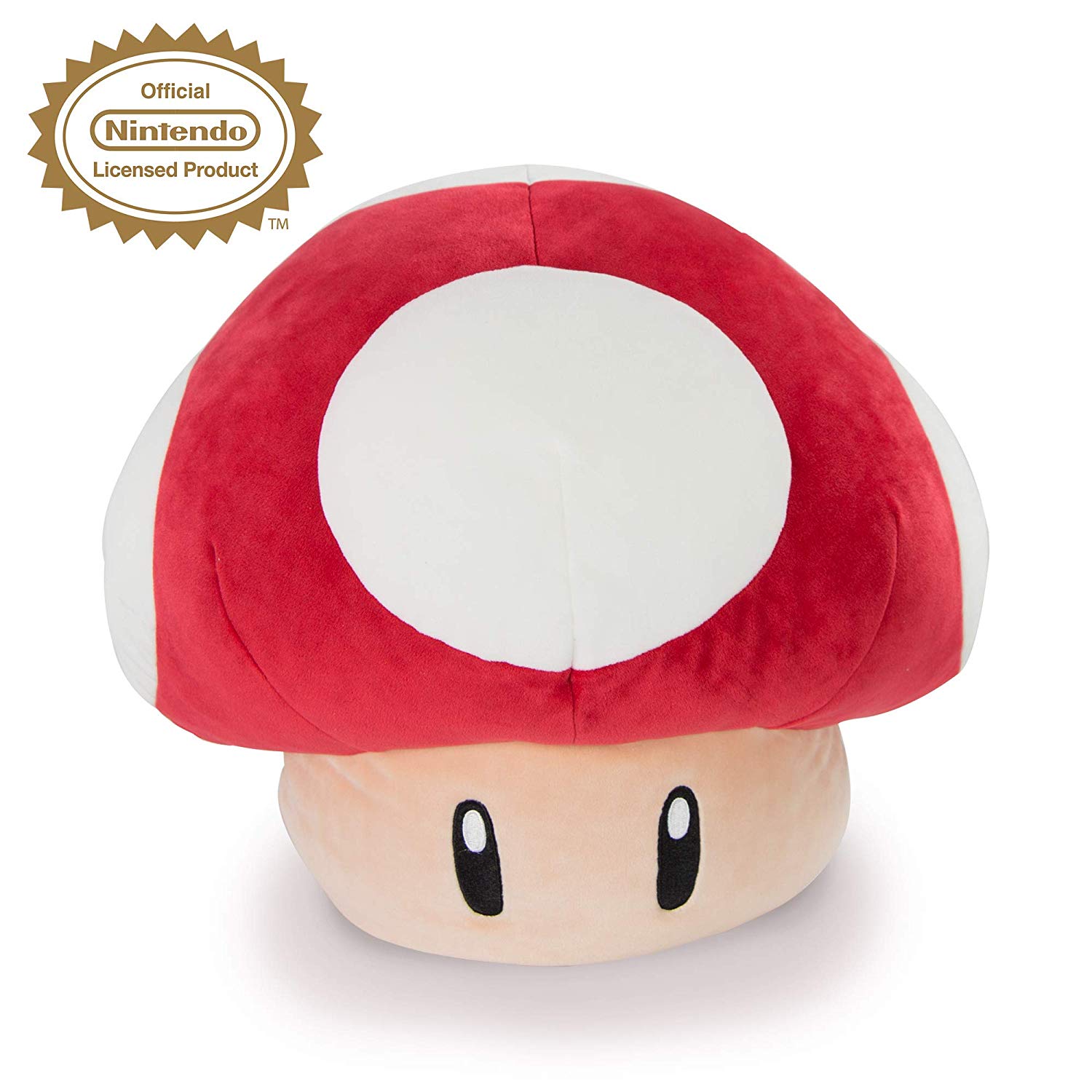 TOMY Sonstiges Nintendo Plüsch - T12955 - Mario Kart Red Mushroom - Plüschkissen