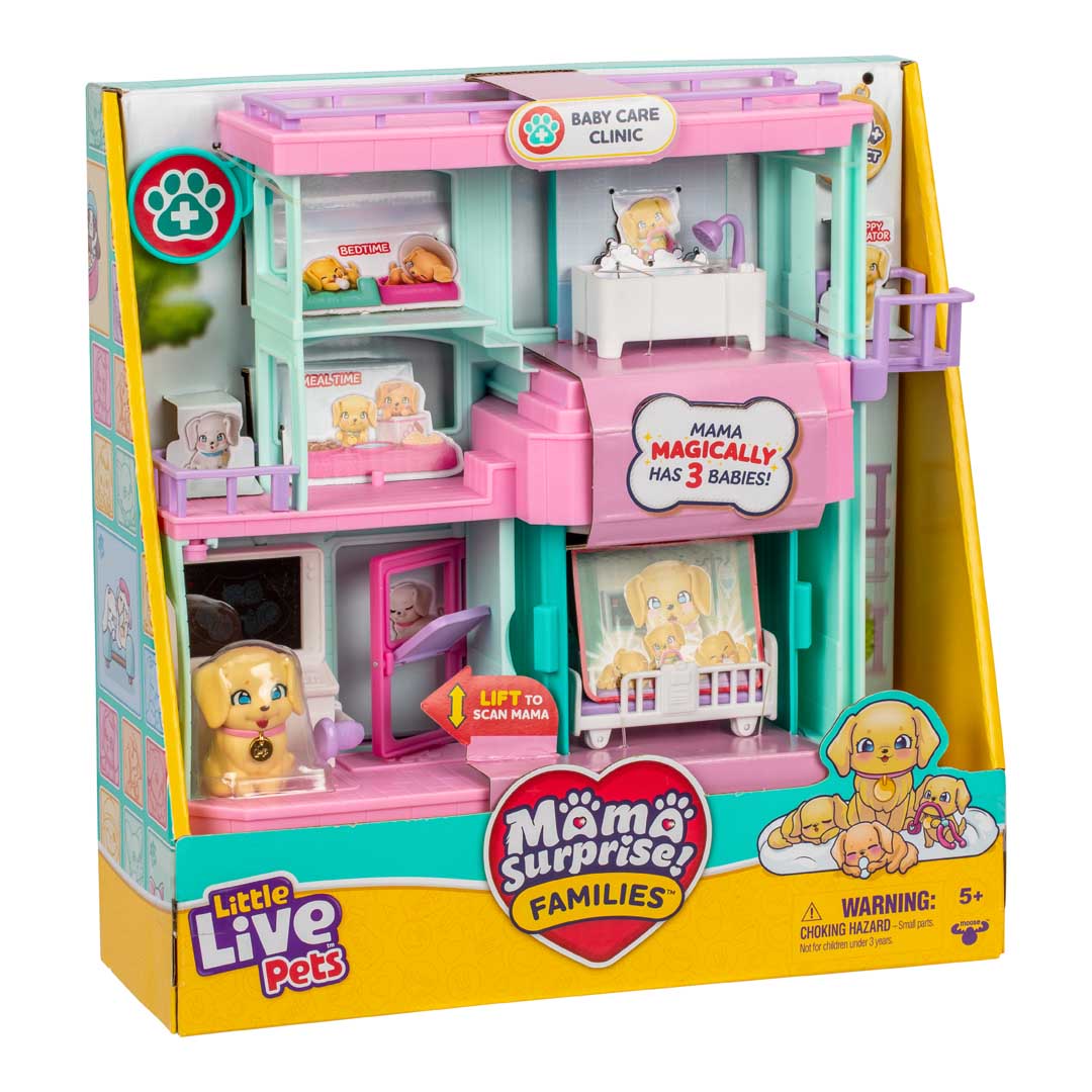 Moose Toys Sammel- & Spielfiguren Little Live Pets: Mama Surprise Families S1 Baby Care Clinic
