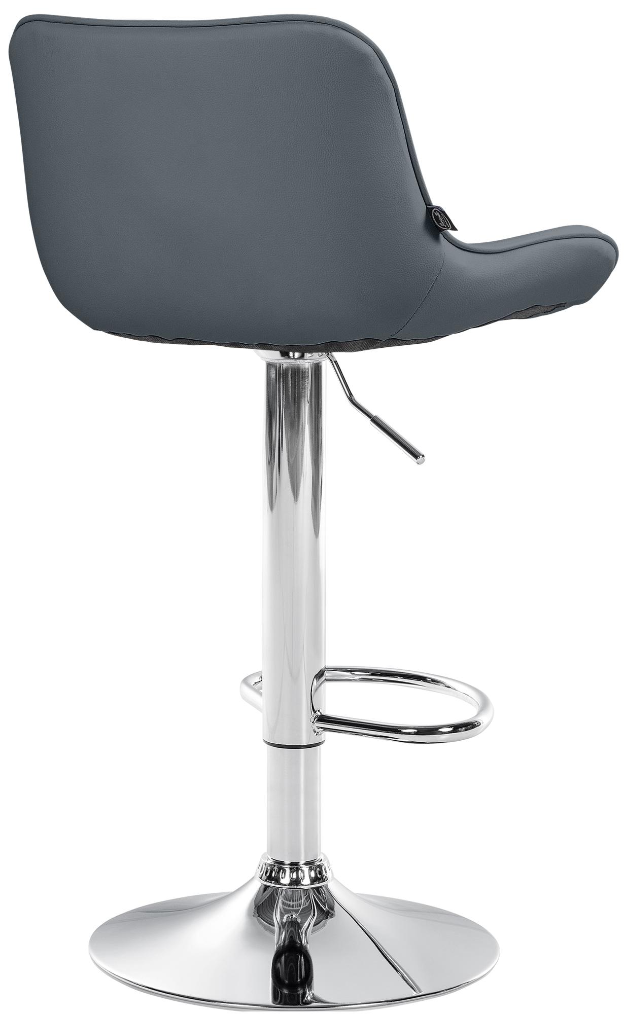 Barhocker Vonore Kunstleder chrom