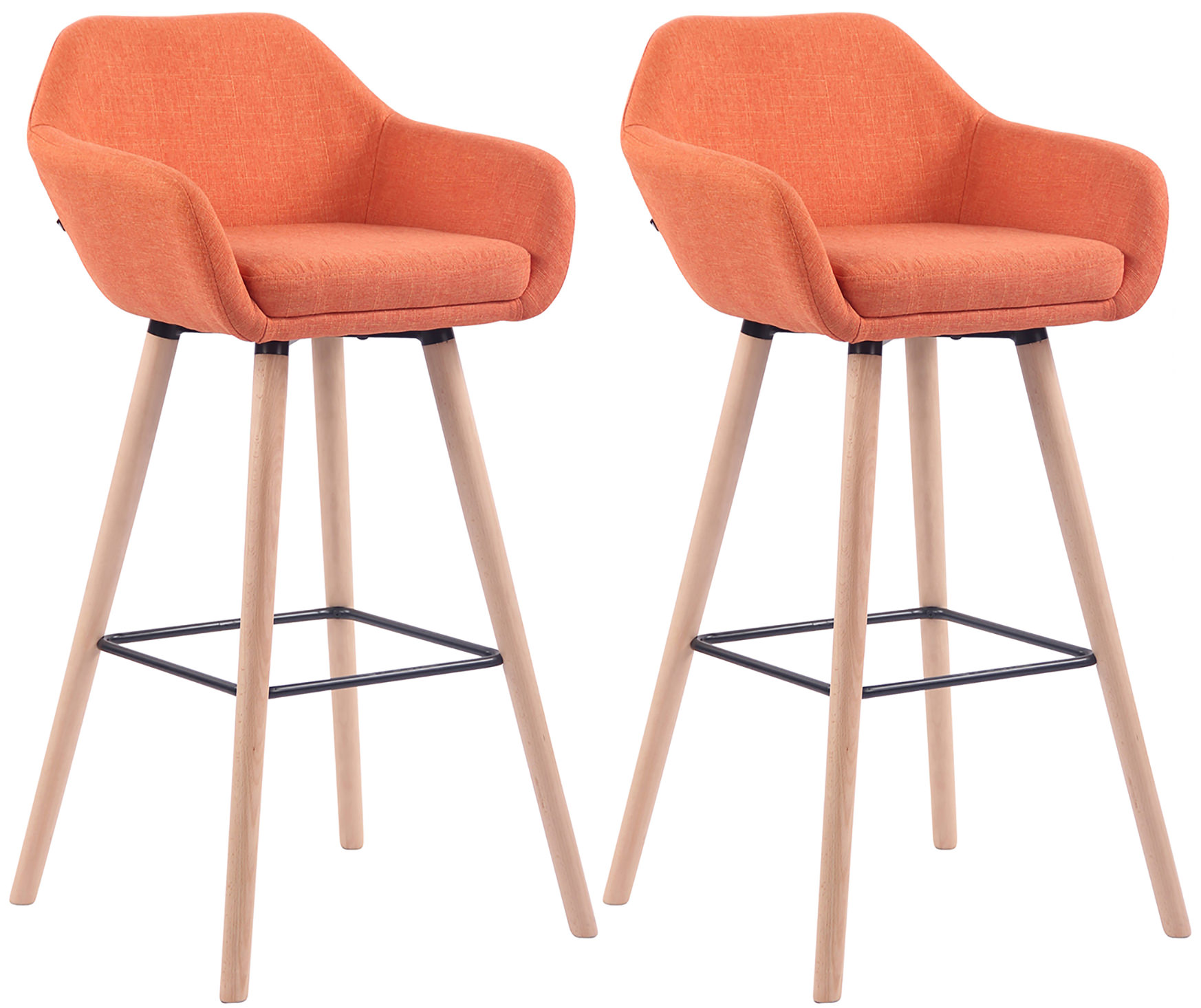 2er Set Barhocker Adelaide natura