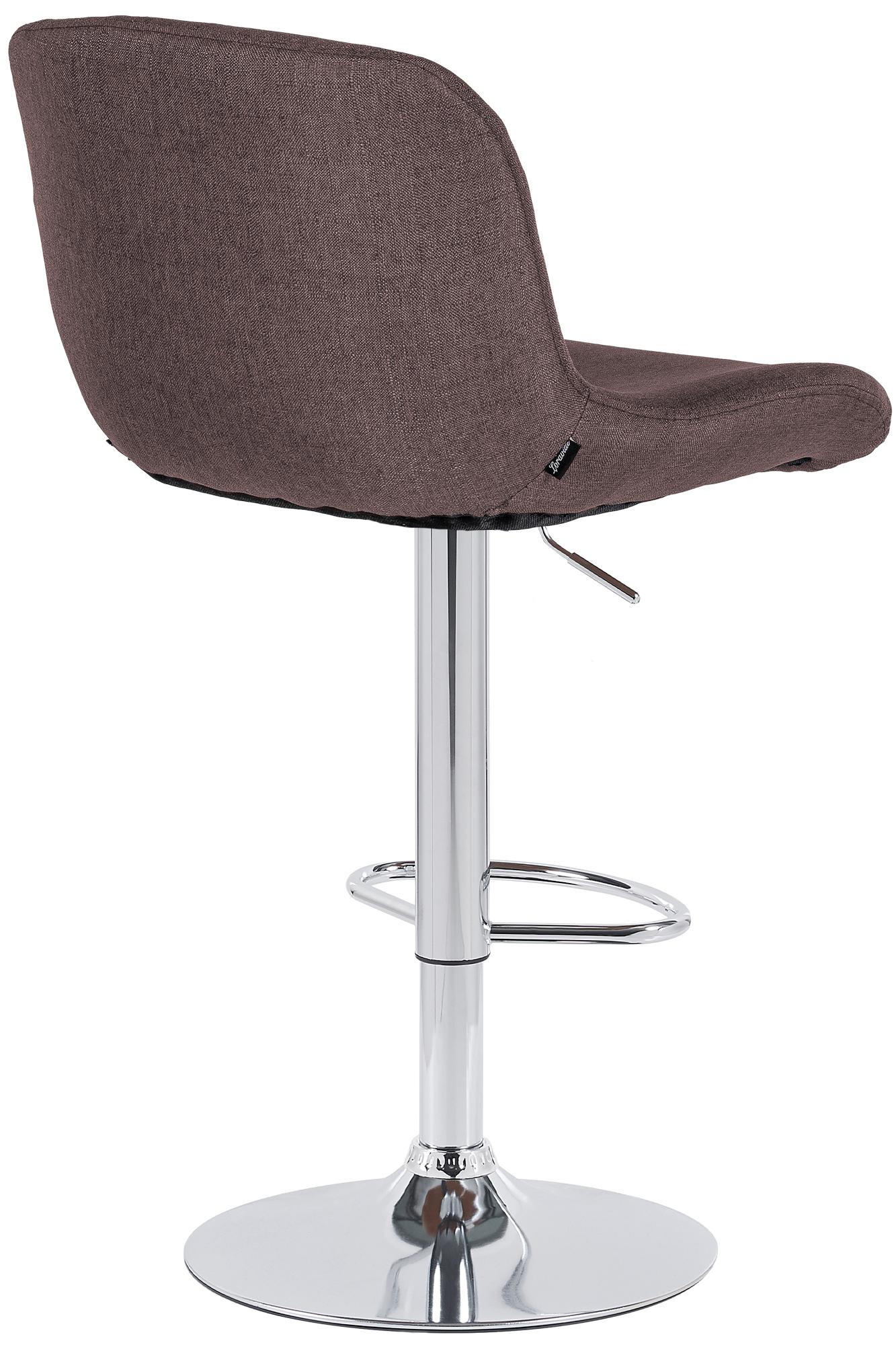 Barhocker Solon Chrom Stoff