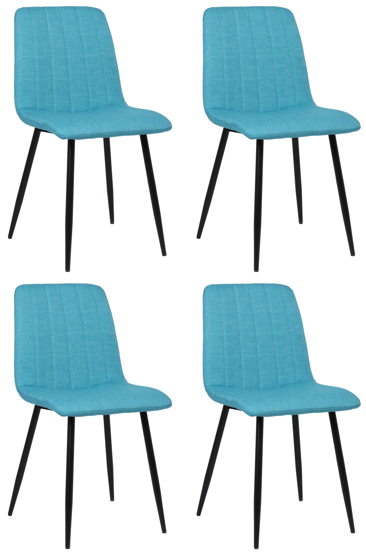 4er Set Stühle Dijon Stoff