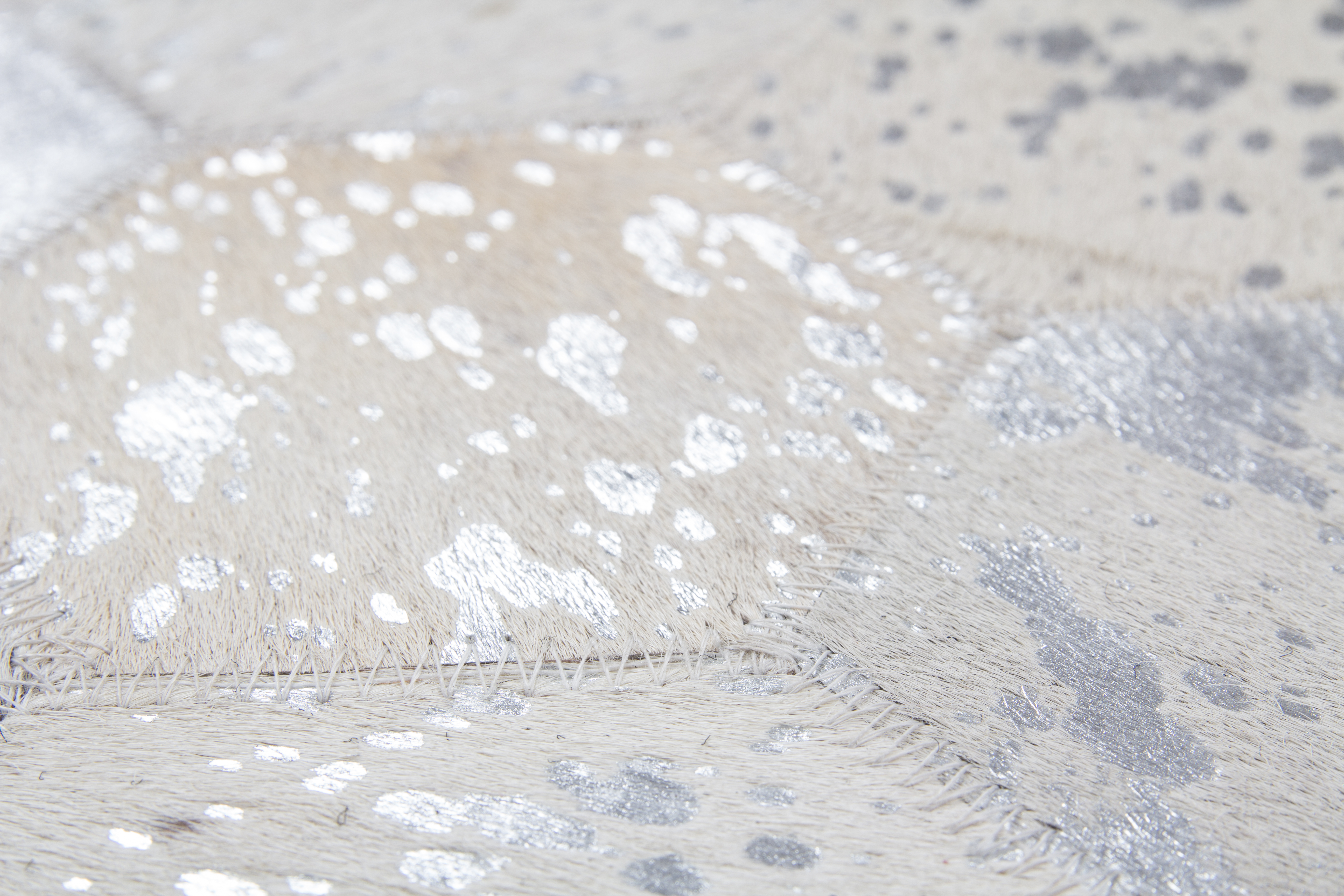 Pouf Spark Pouf 210 Grau / Silber 45cm x 45cm
