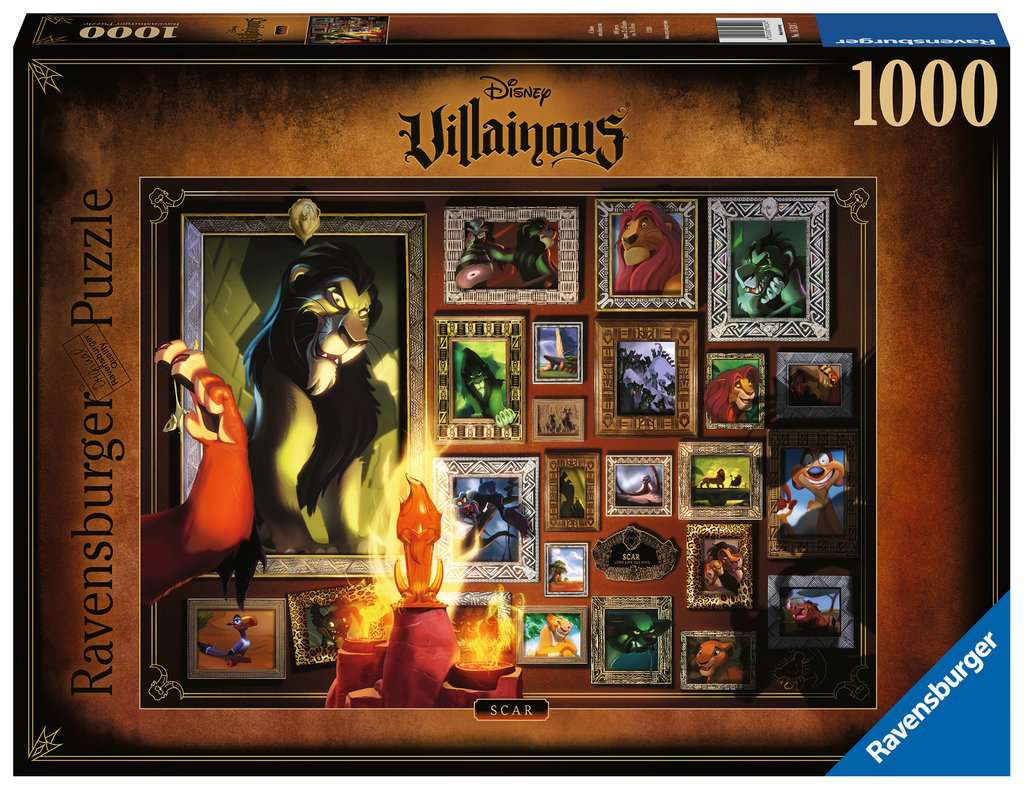 Ravensburger Puzzles Disney Villainous: Scar - Puzzle 1000 Teile