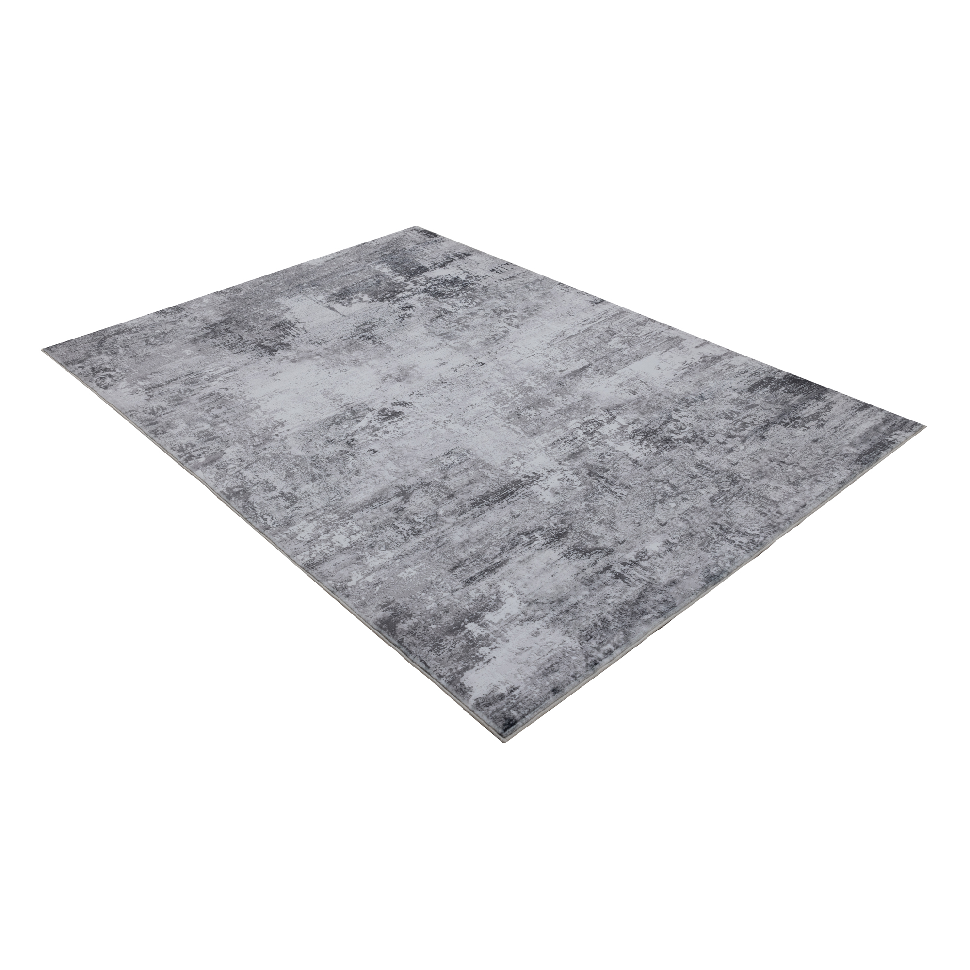 Abstrakter Aquarell-Teppich Grau
