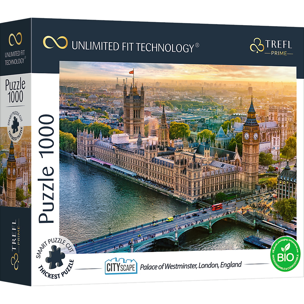 Trefl Puzzles Cityscape: Westminsterpalast, London, England - UFT Puzzle 1000 Teile