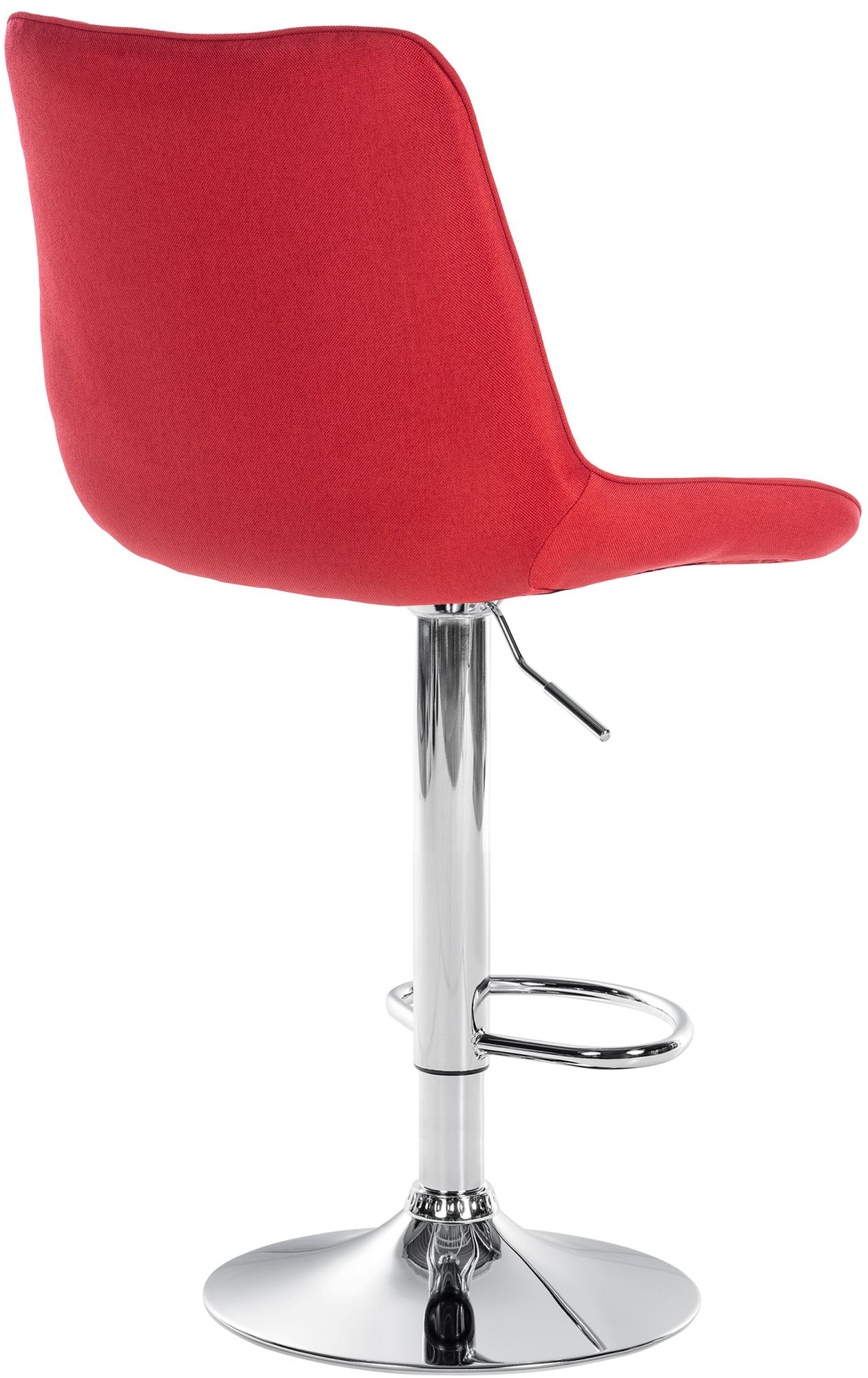 2er Set Barhocker Toni Stoff chrom