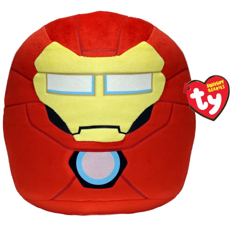 TY Textilien Ty 39351 - Marvel Iron Man - Squishy Beanie - Plüschkissen 35 cm