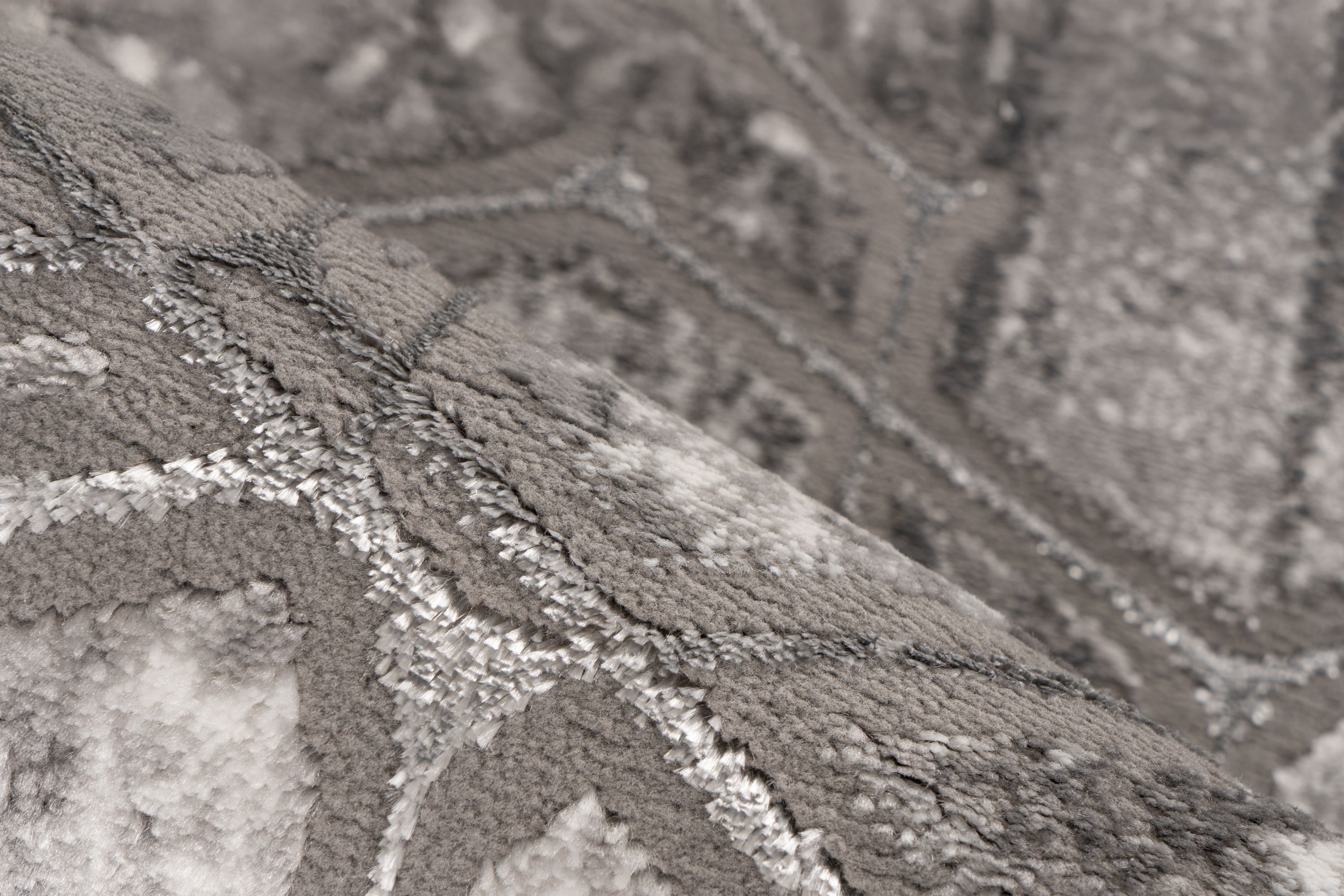 Teppich Mineral 525 Silber 200 x 290 cm