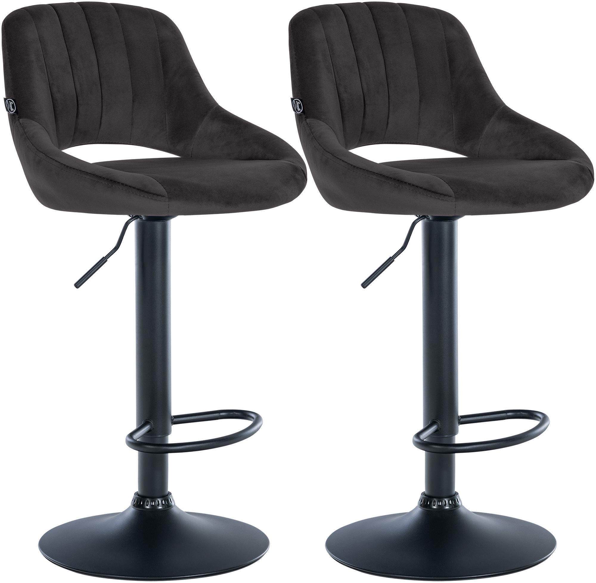 2er Set Barhocker Milet Samt B