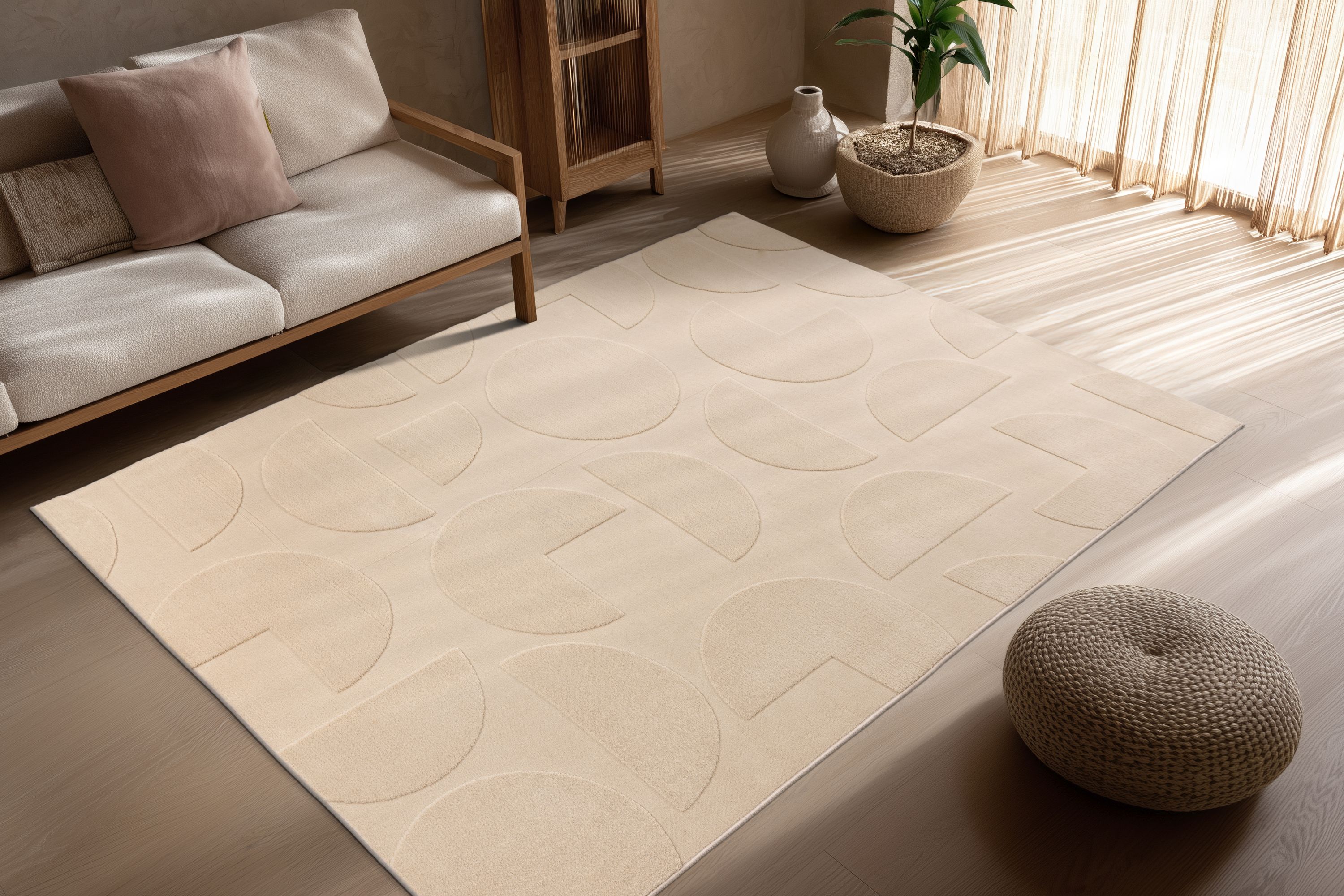 Teppich Niburi 425 Beige 120cm x 170cm
