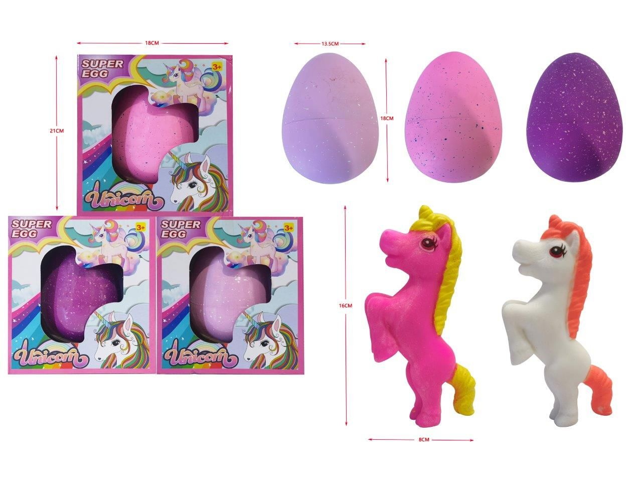 LG-Imports Sammel- & Spielfiguren Riesiges Einhorn Ei