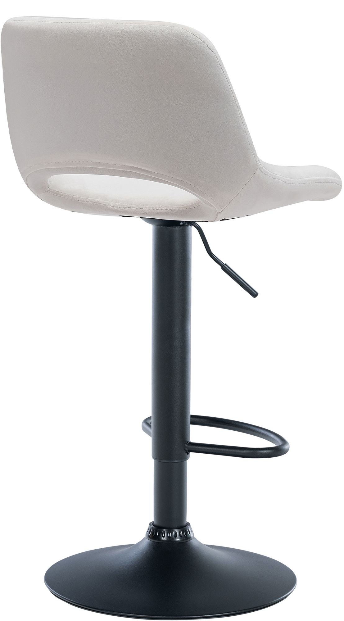 Barhocker Camden Samt schwarz