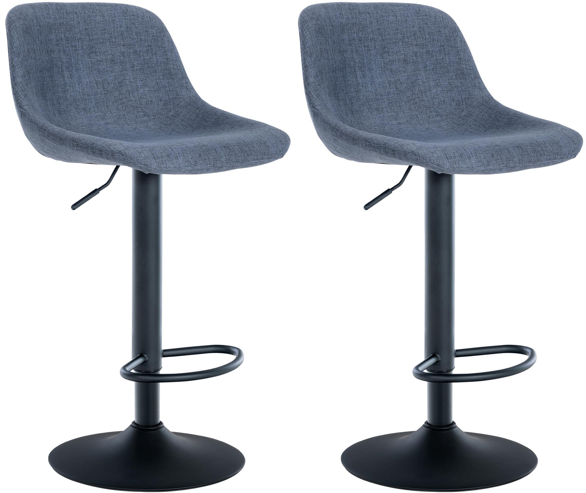 2er Set Barhocker Loft Stoff