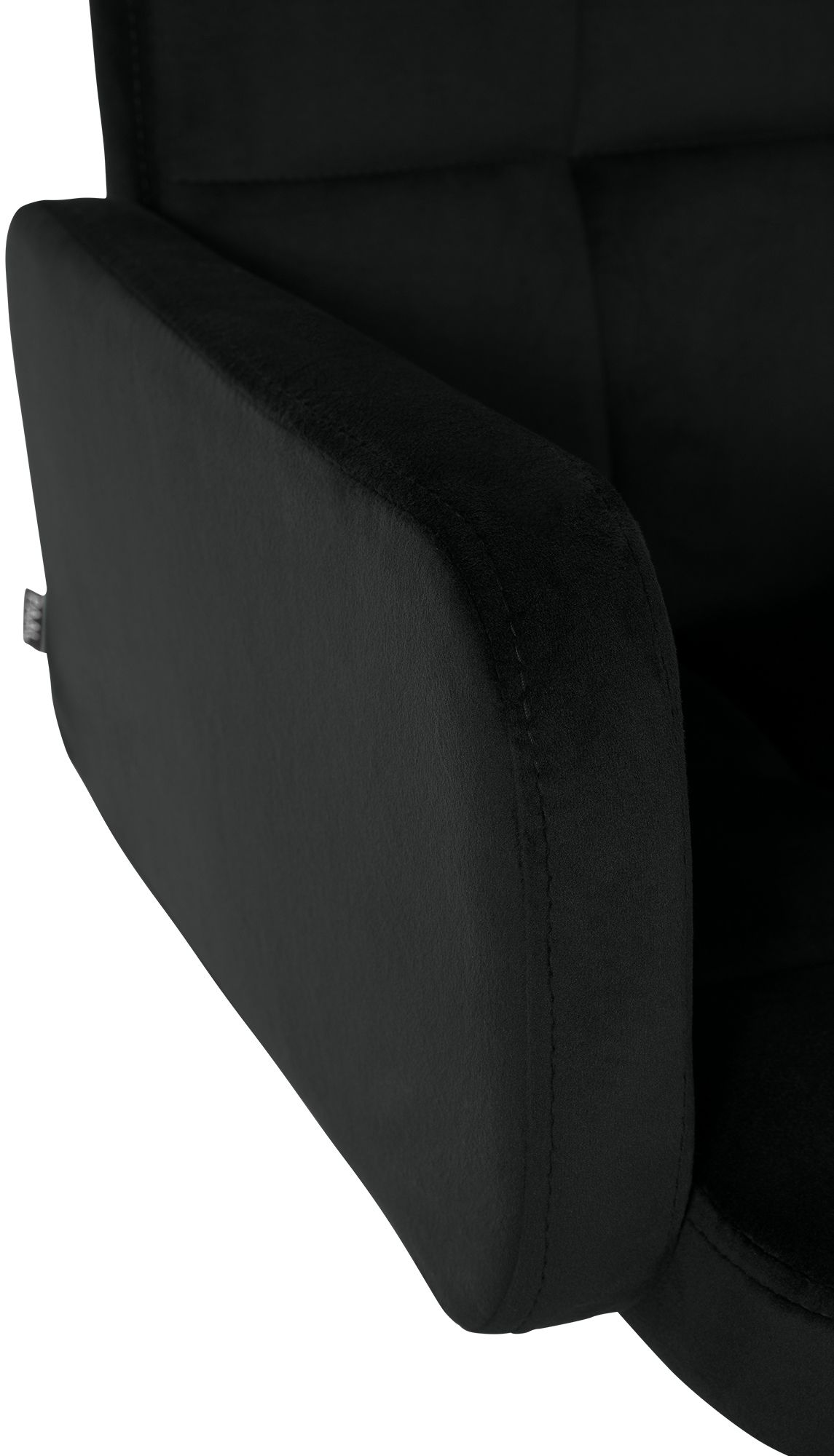 Barhocker Los Angeles Samt schwarz