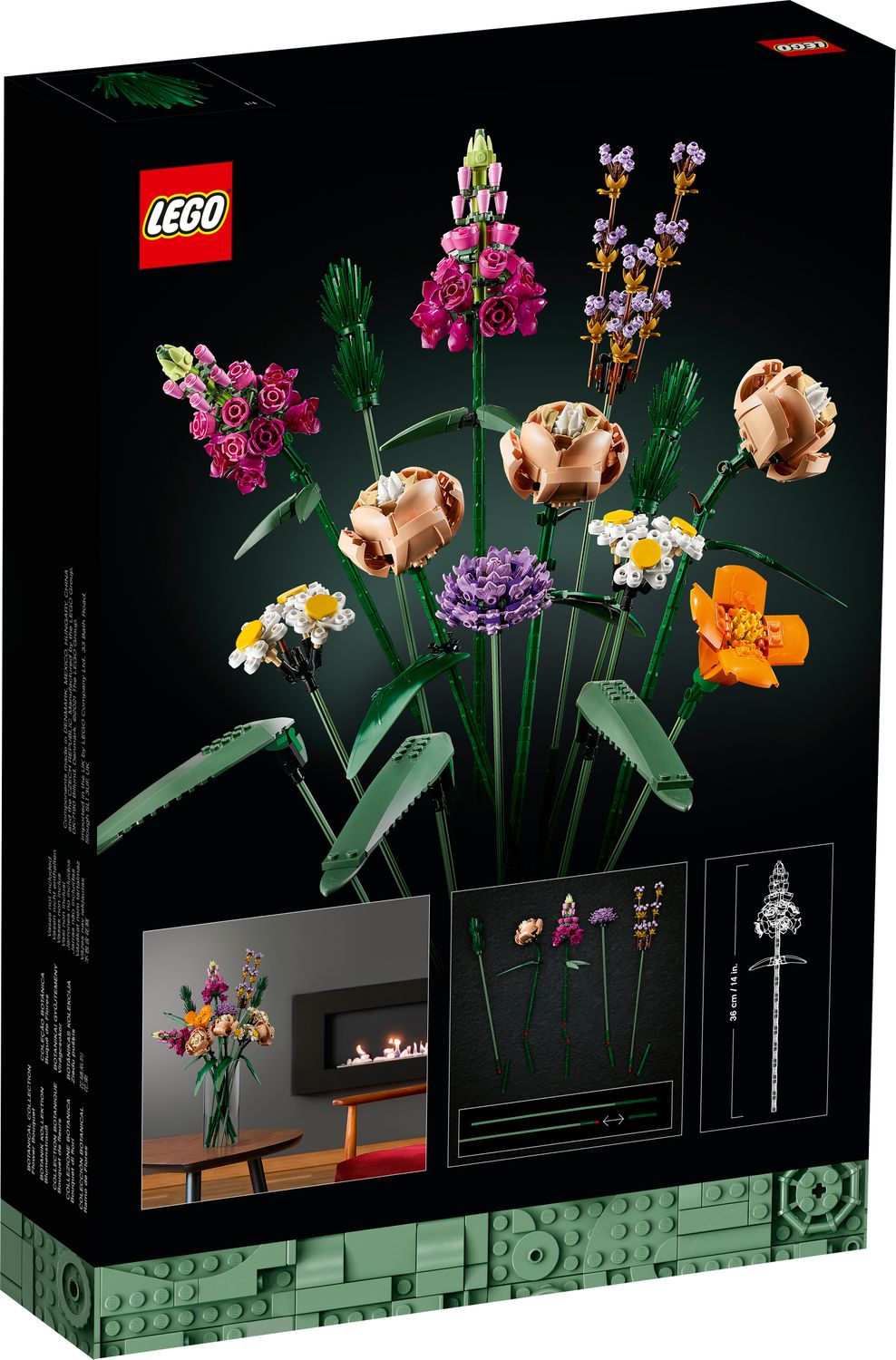 LEGO® Bau- & Konstruktionsspielzeug LEGO® 10280 - Icons Blumenstrauß (756 Teile)