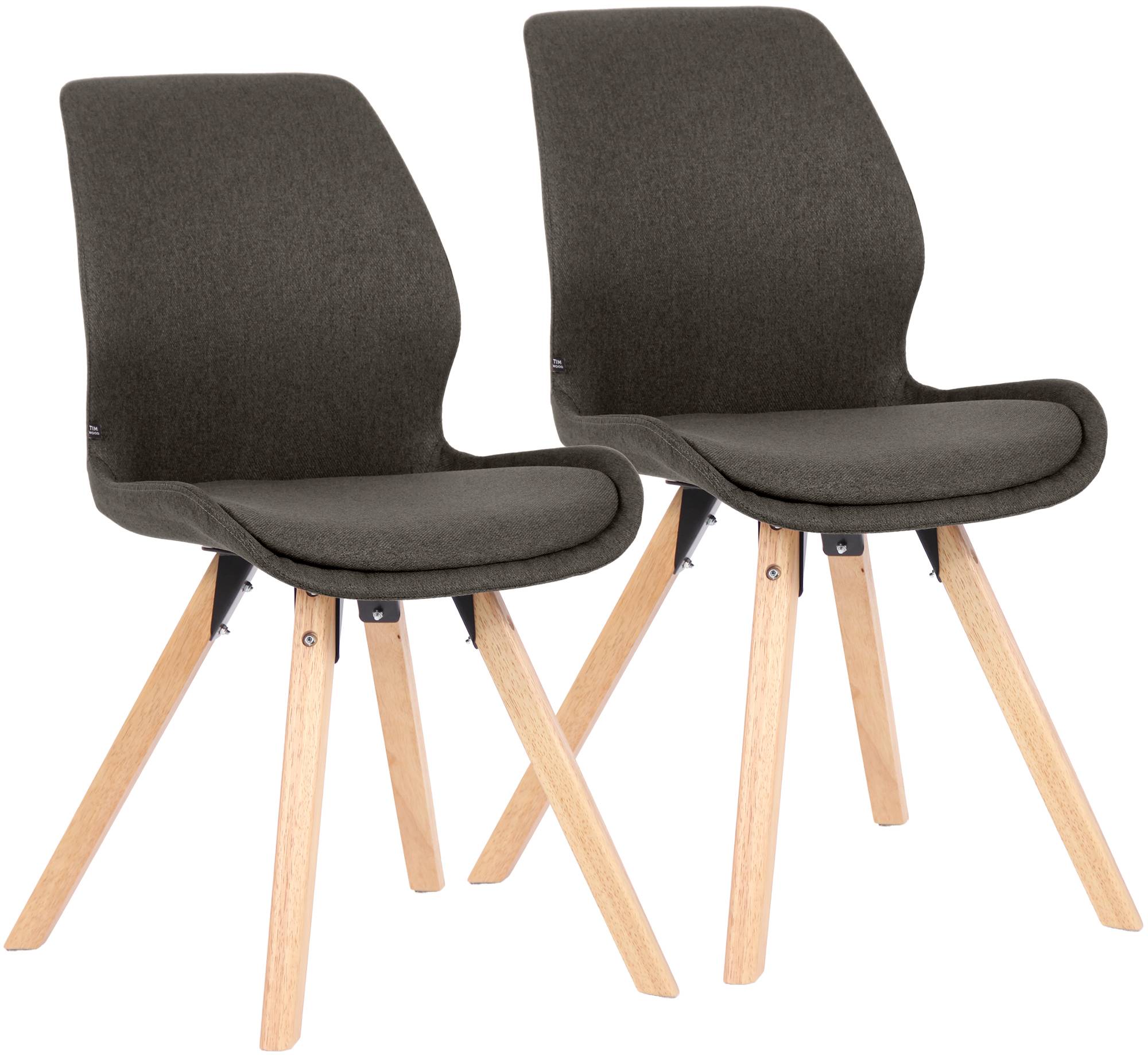 2er Set Stuhl Luna Stoff