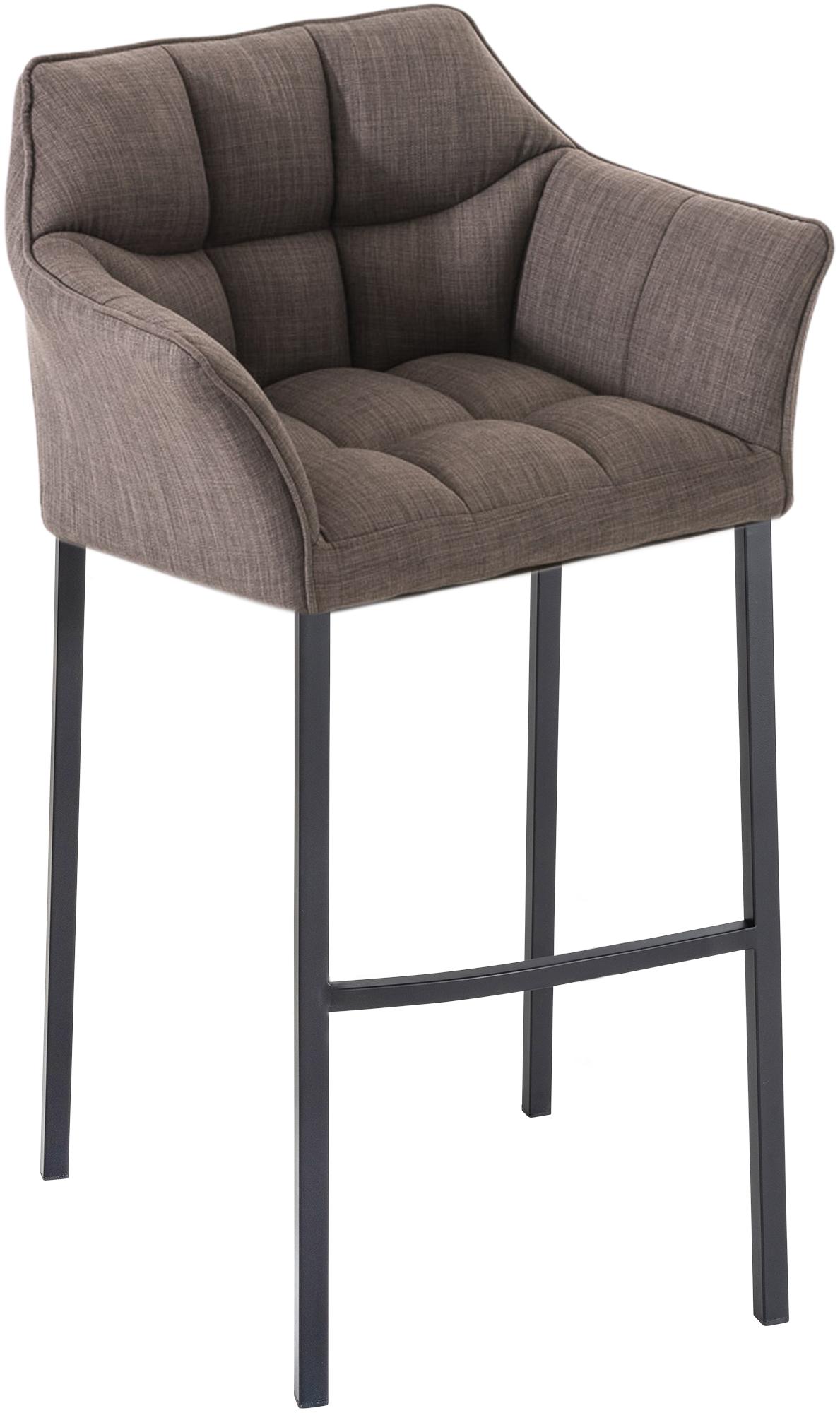 Barhocker Damaso B Stoff mit 4-Fuß Gestell