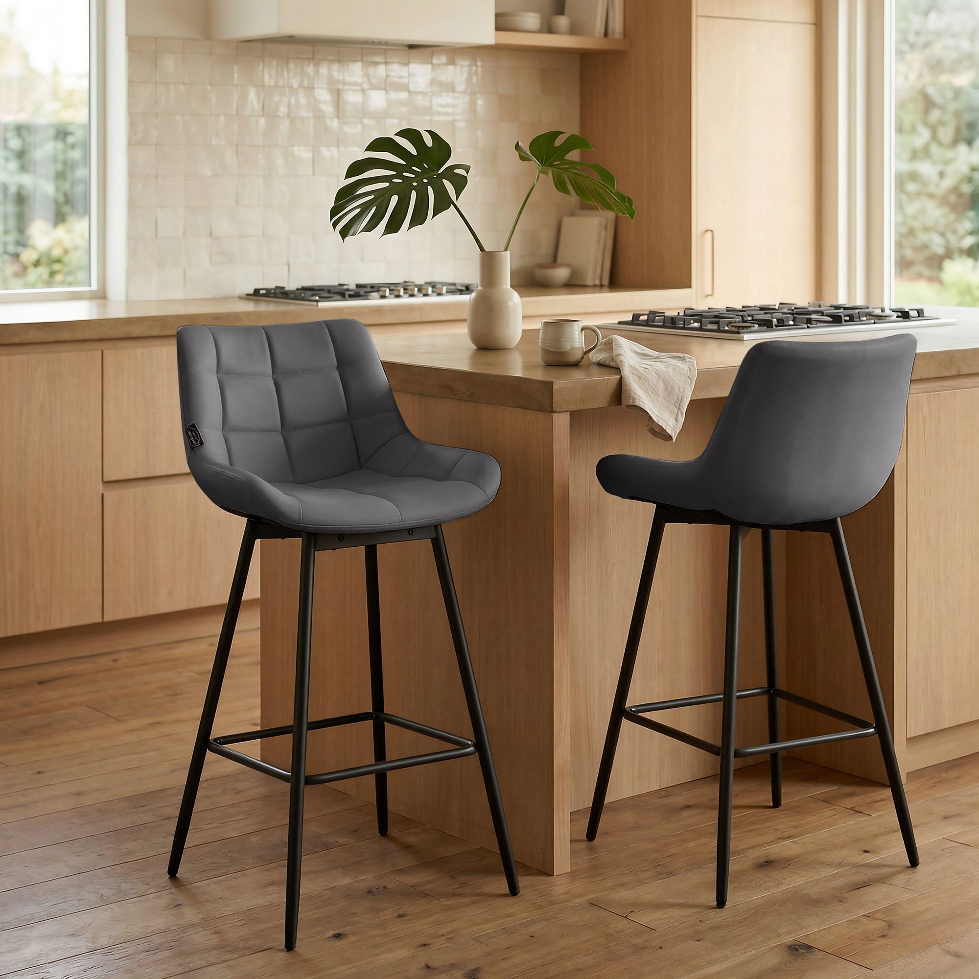 Barhocker Weston Schwenkbar Kunstleder