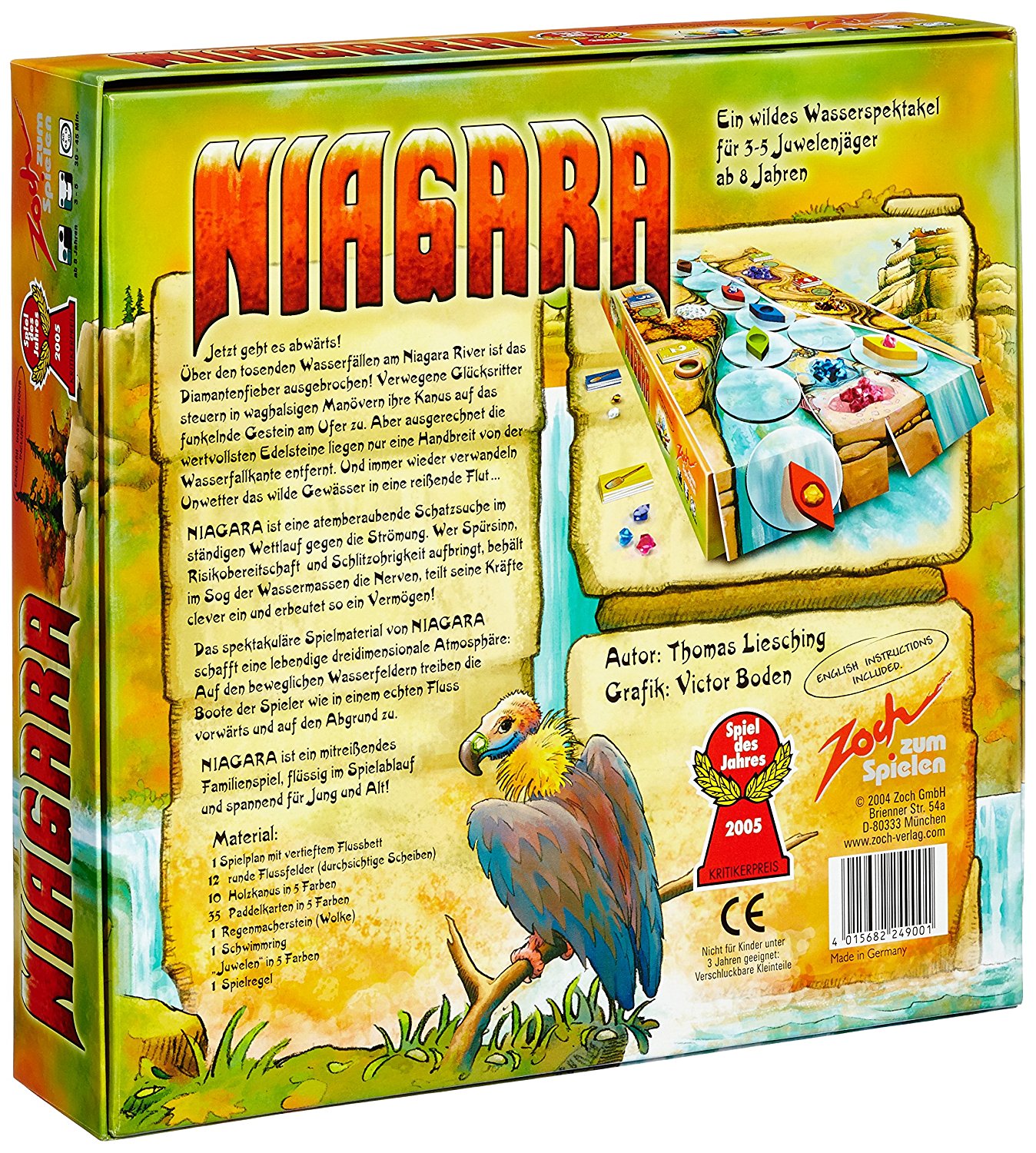 Zoch Verlag Brettspiele & Gesellschaftsspiele Zoch - Niagara - Brettspiel
