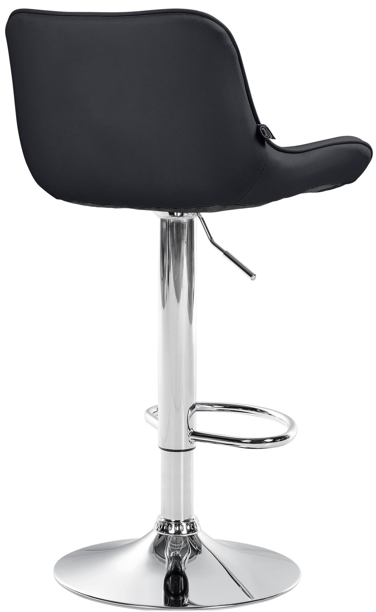 Barhocker Vonore Kunstleder chrom
