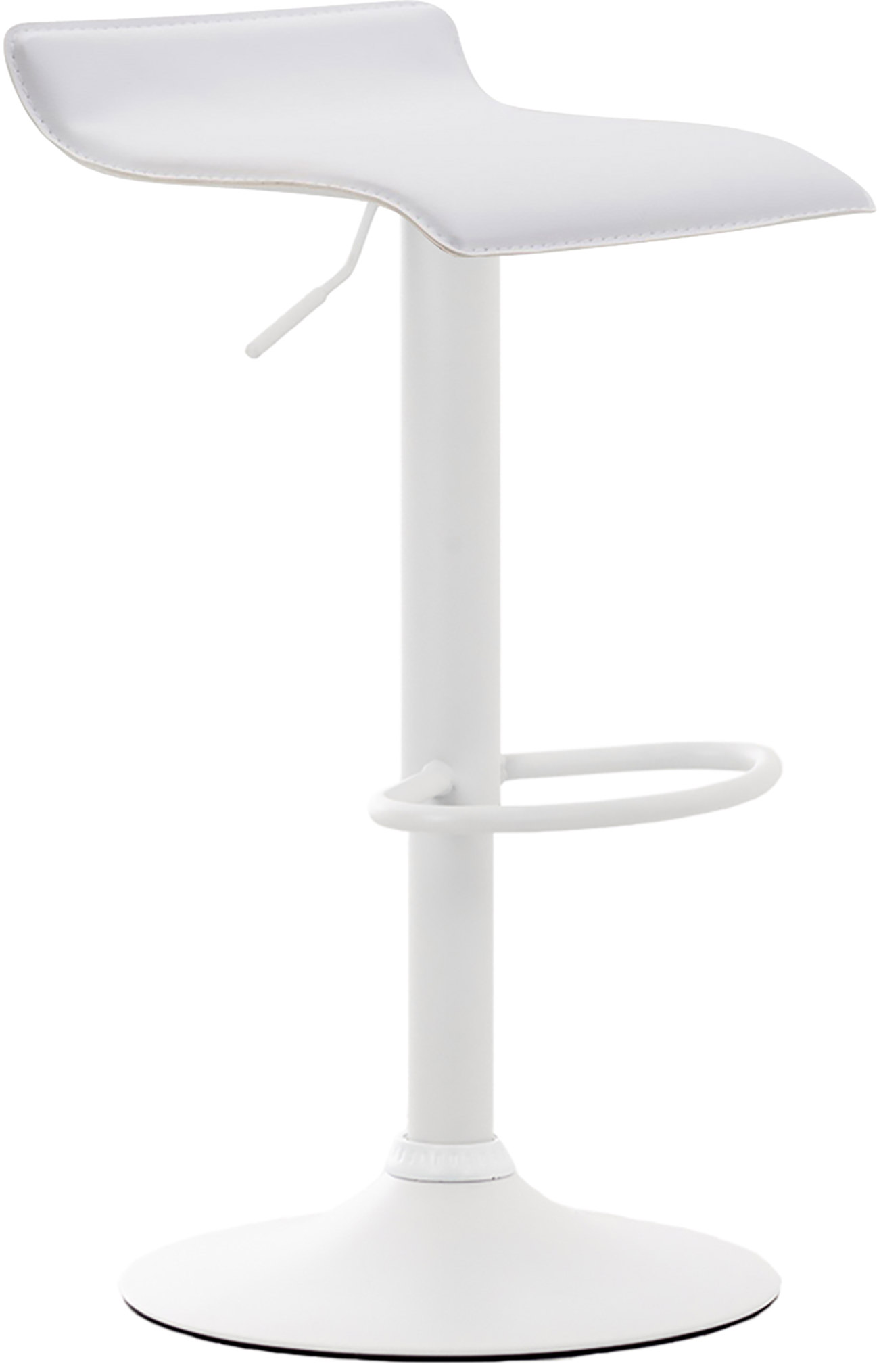 Barhocker Dyn V2 Kunstleder weiß