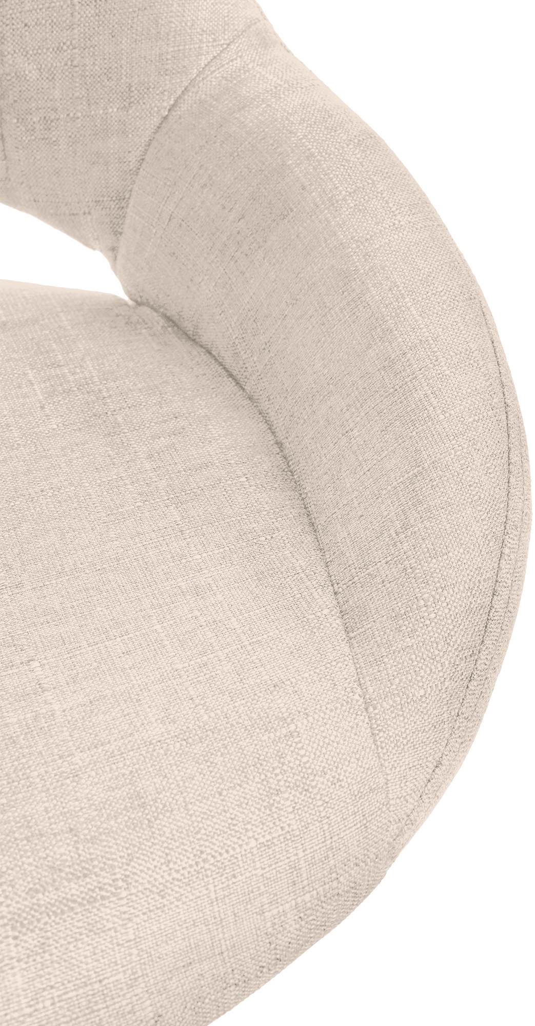 Barhocker Milet Stoff gold