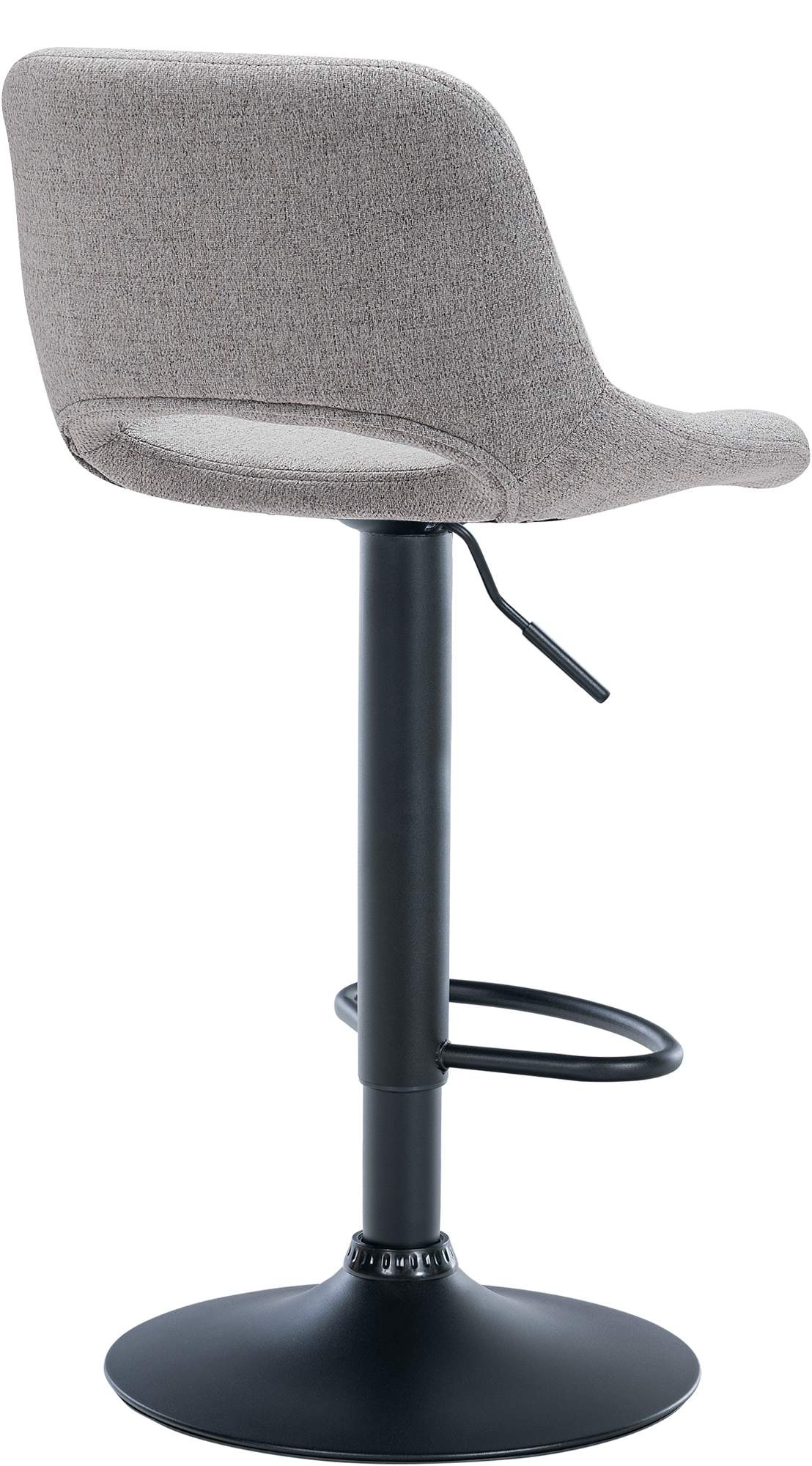 Barhocker Camden Stoff schwarz