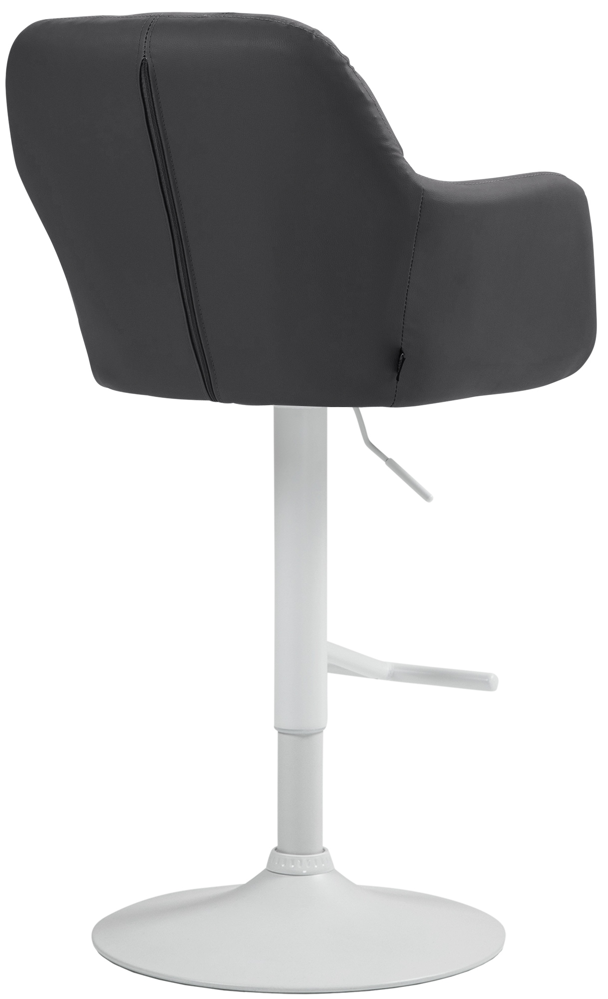 Barhocker Natoma Kunstleder weiß