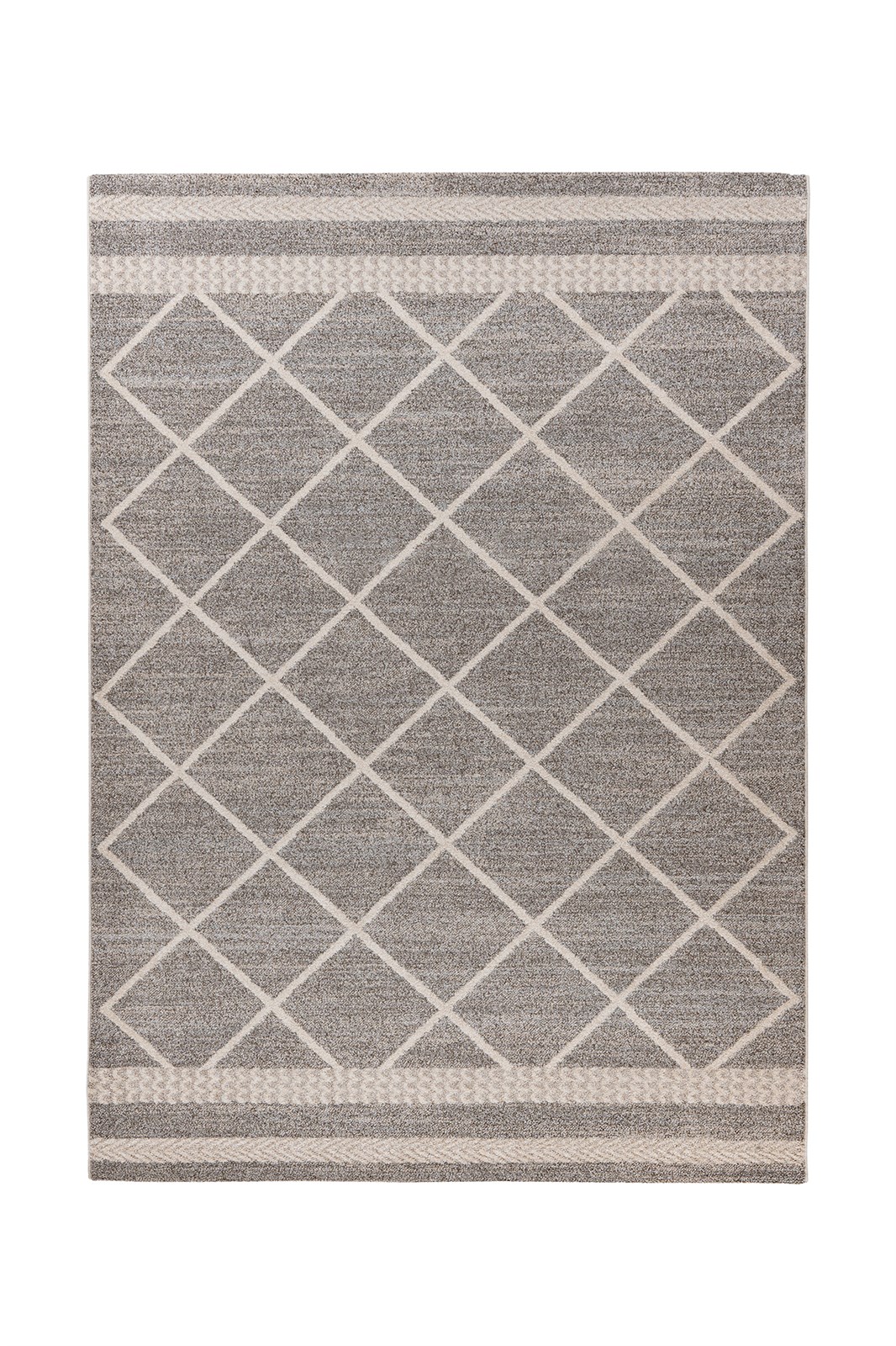 Teppich Rhombus 225 Braun / Beige 160cm x 230cm