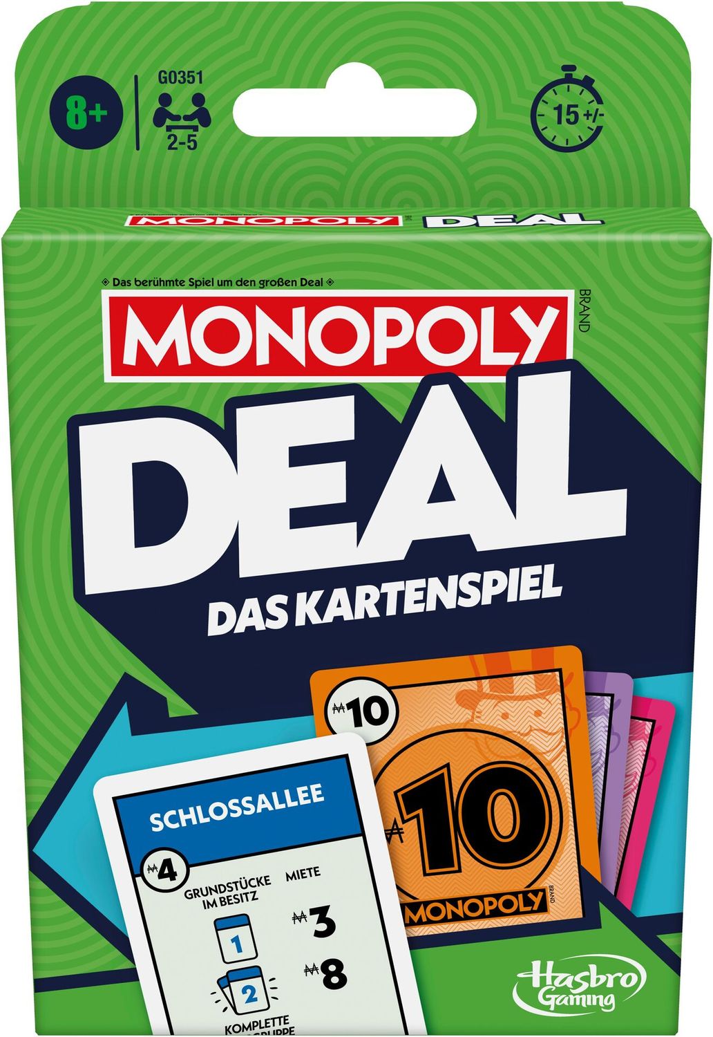 HASBRO Kartenspiele Monopoly Deal - Kartenspiel