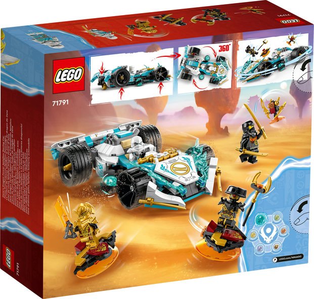 LEGO® Bau- & Konstruktionsspielzeug LEGO® 71791 - Ninjago Zanes Drachenpower-Spinjitzu-Rennwagen (307 Teile)