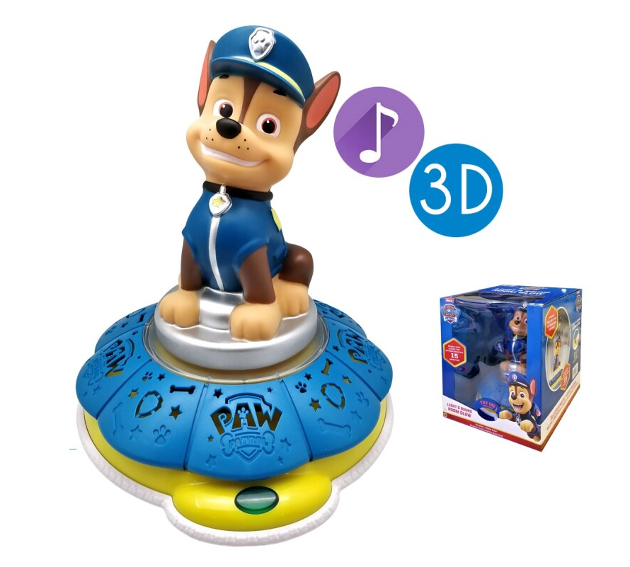 Kids Licensing Dekoration Paw Patrol - 3D Lampe mit Sound