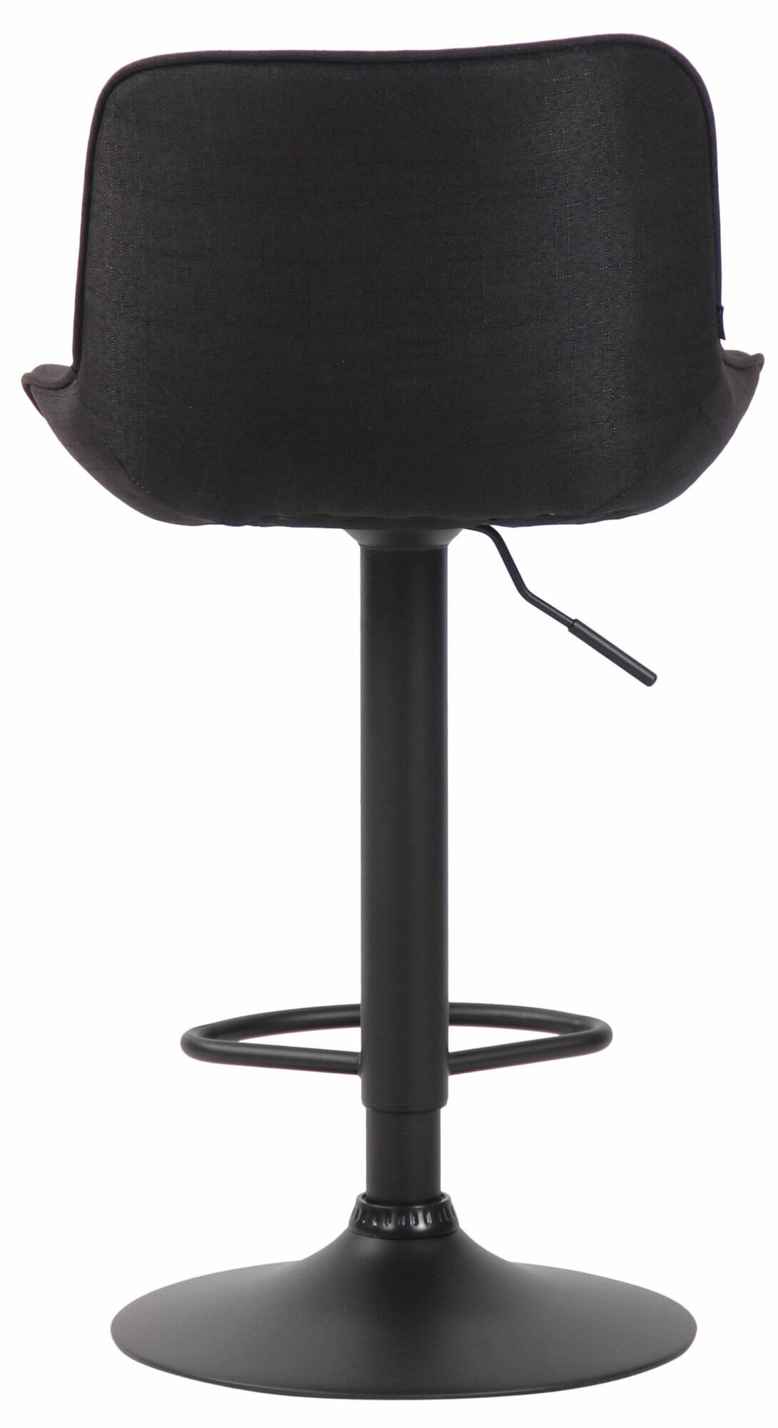 2er Set Barhocker Lentini Stoff schwarz