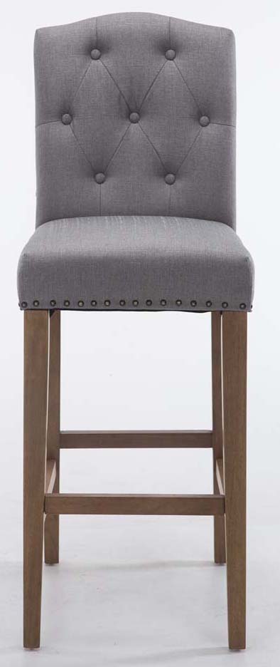 2er Set Barhocker Louise Stoff antik-hell