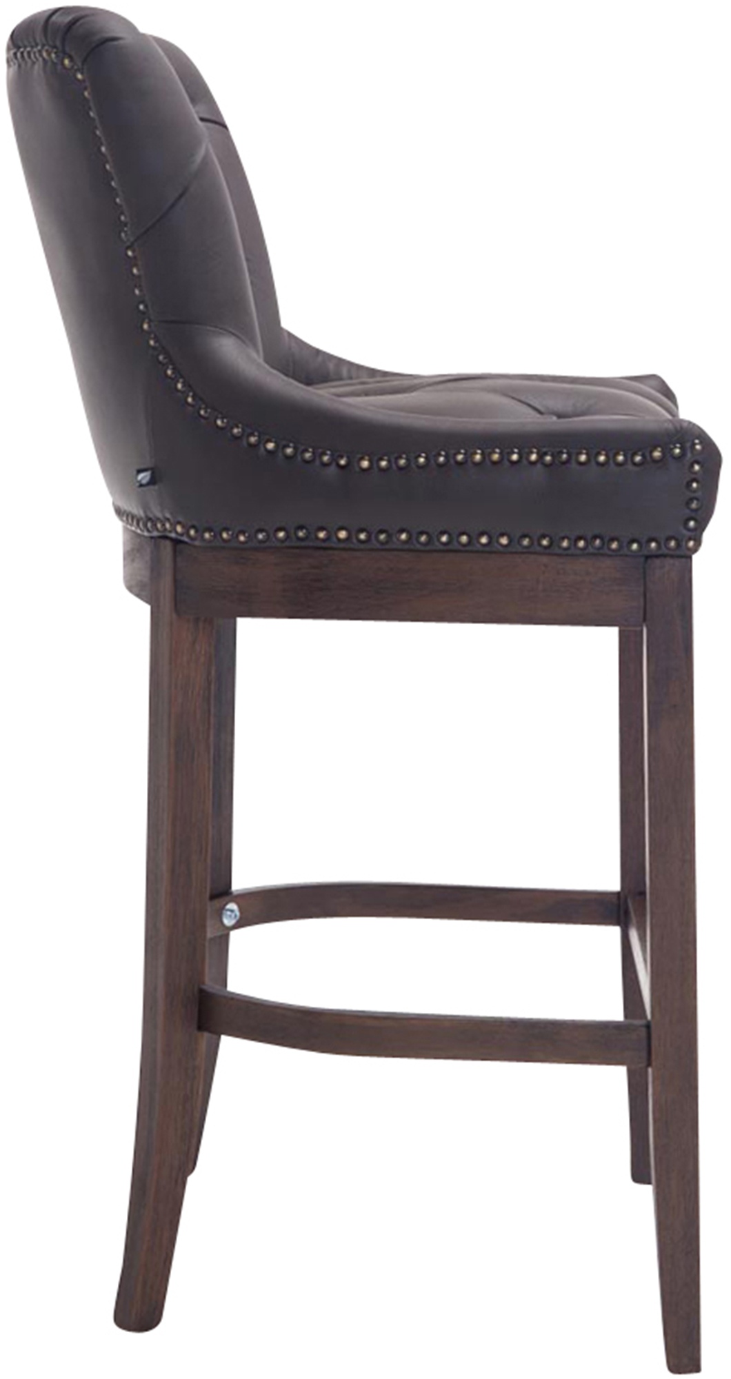 Barhocker Lakewood Echtleder, Antik