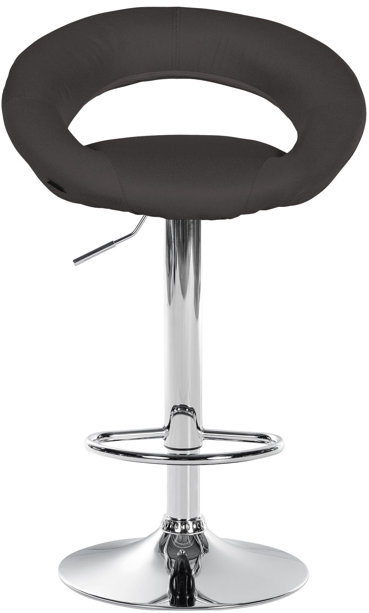 Barhocker Olinda Stoff chrom